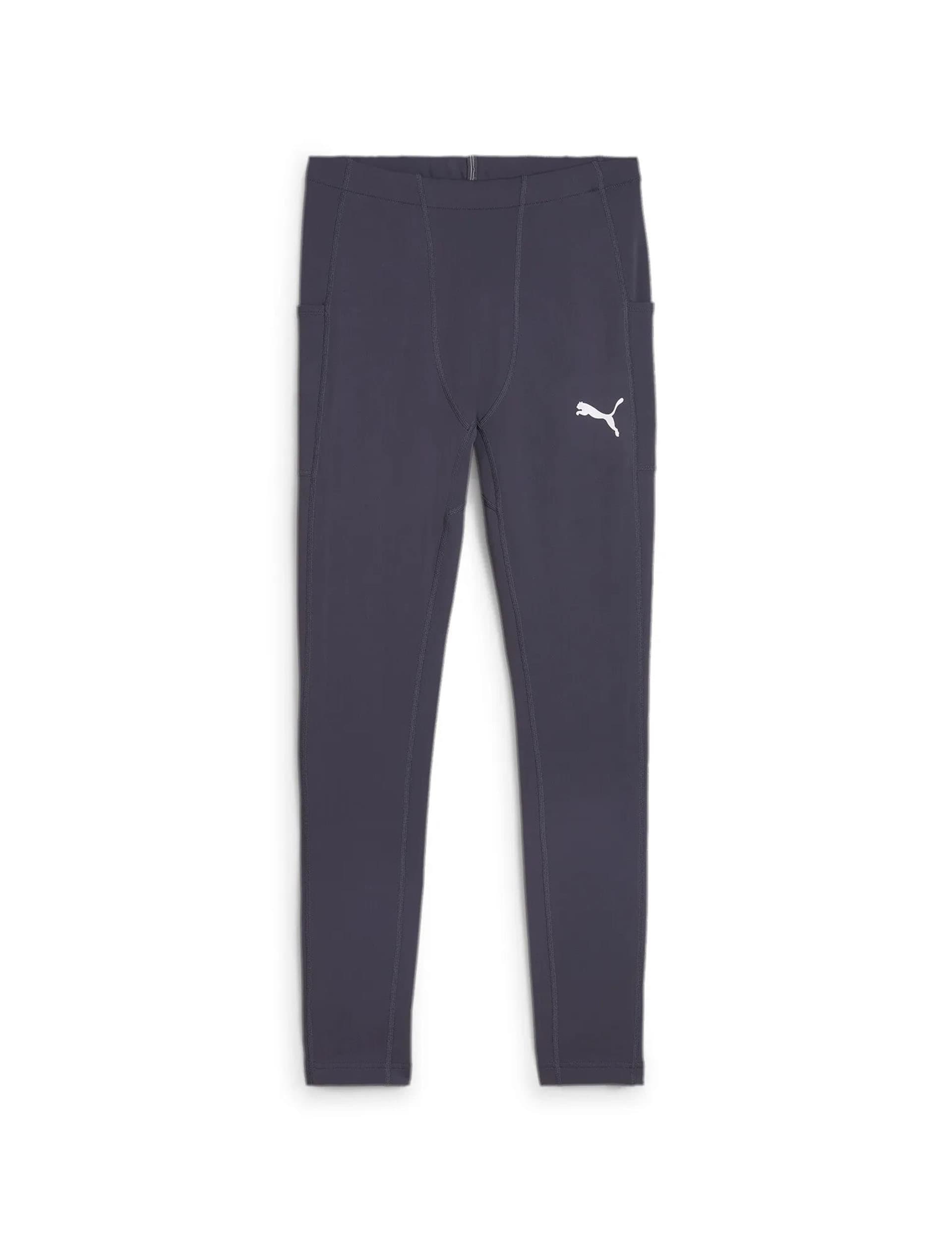 Puma Men's Run Brushed Slim Fit Training Leggings - Dark Grey, Dark Grey