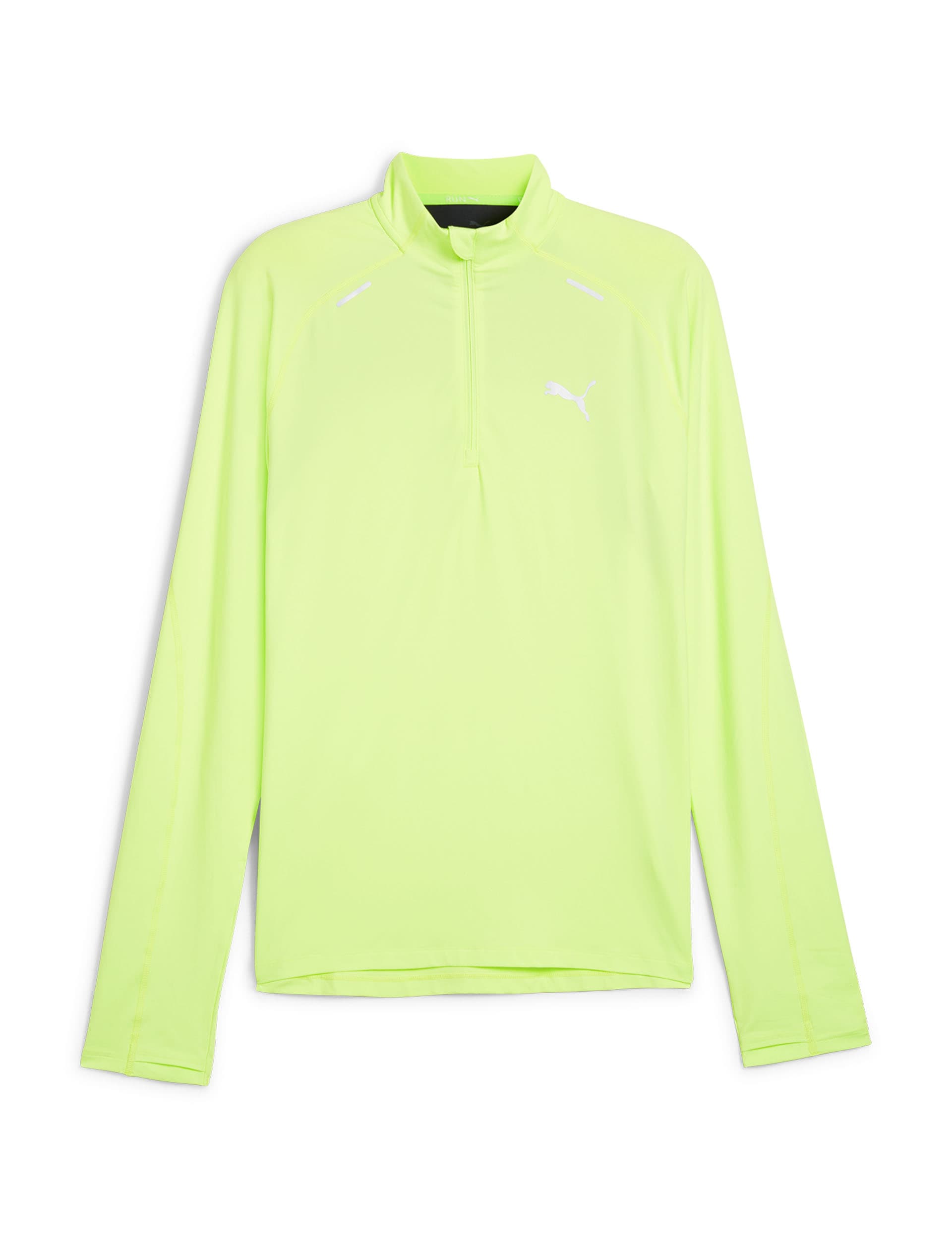 Puma Men's Run Cloudspun Half Zip Training Top - Light Green, Light Green