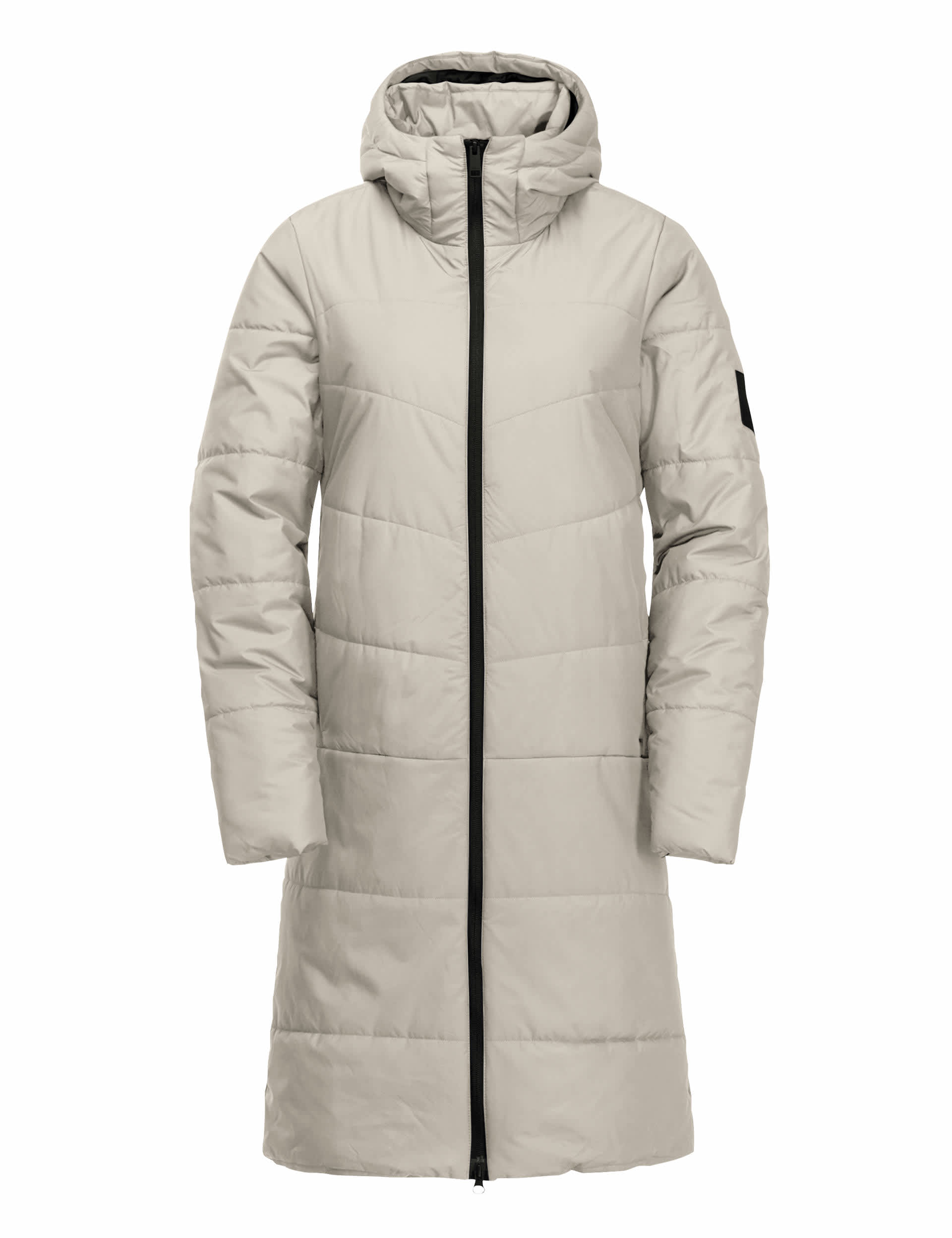 Jack Wolfskin Women's Deutzer Longline Puffer Coat - 16 - Ivory, Ivory