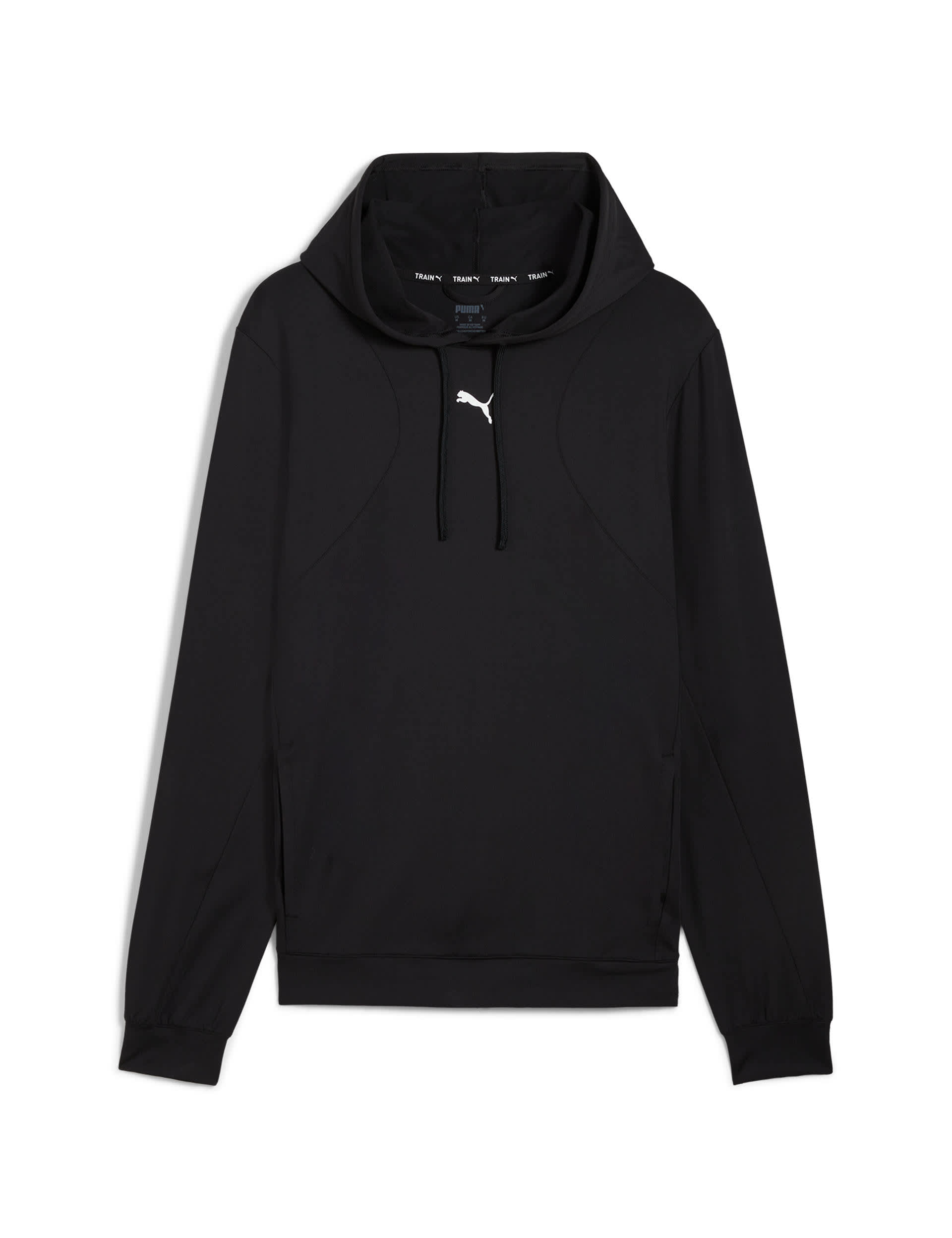 Puma Men's Cloudspun Hoodie - Black, Black,Dark Grey