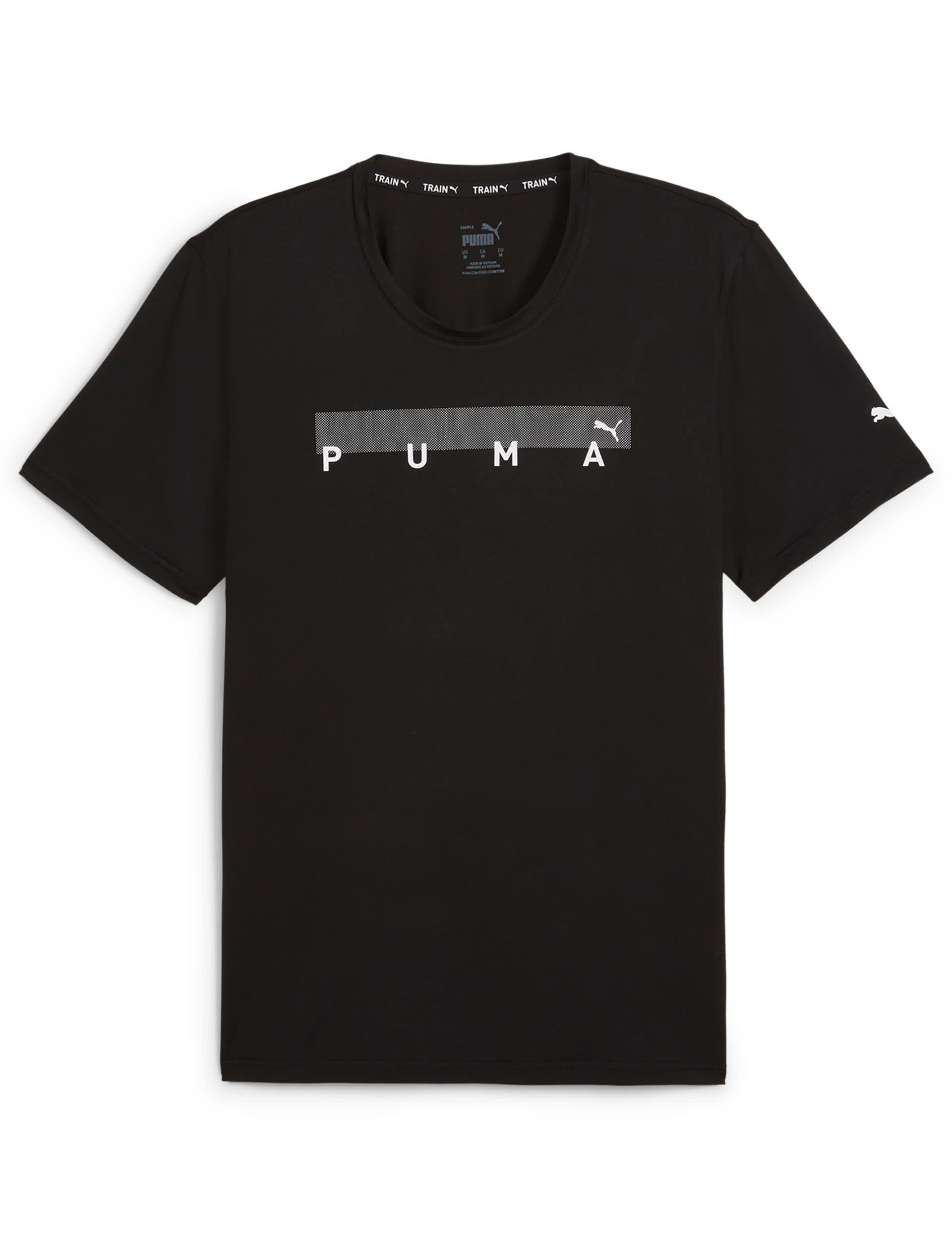 Puma Men's Energy Cloudspun Graphic Sports T-Shirt - Black, Black