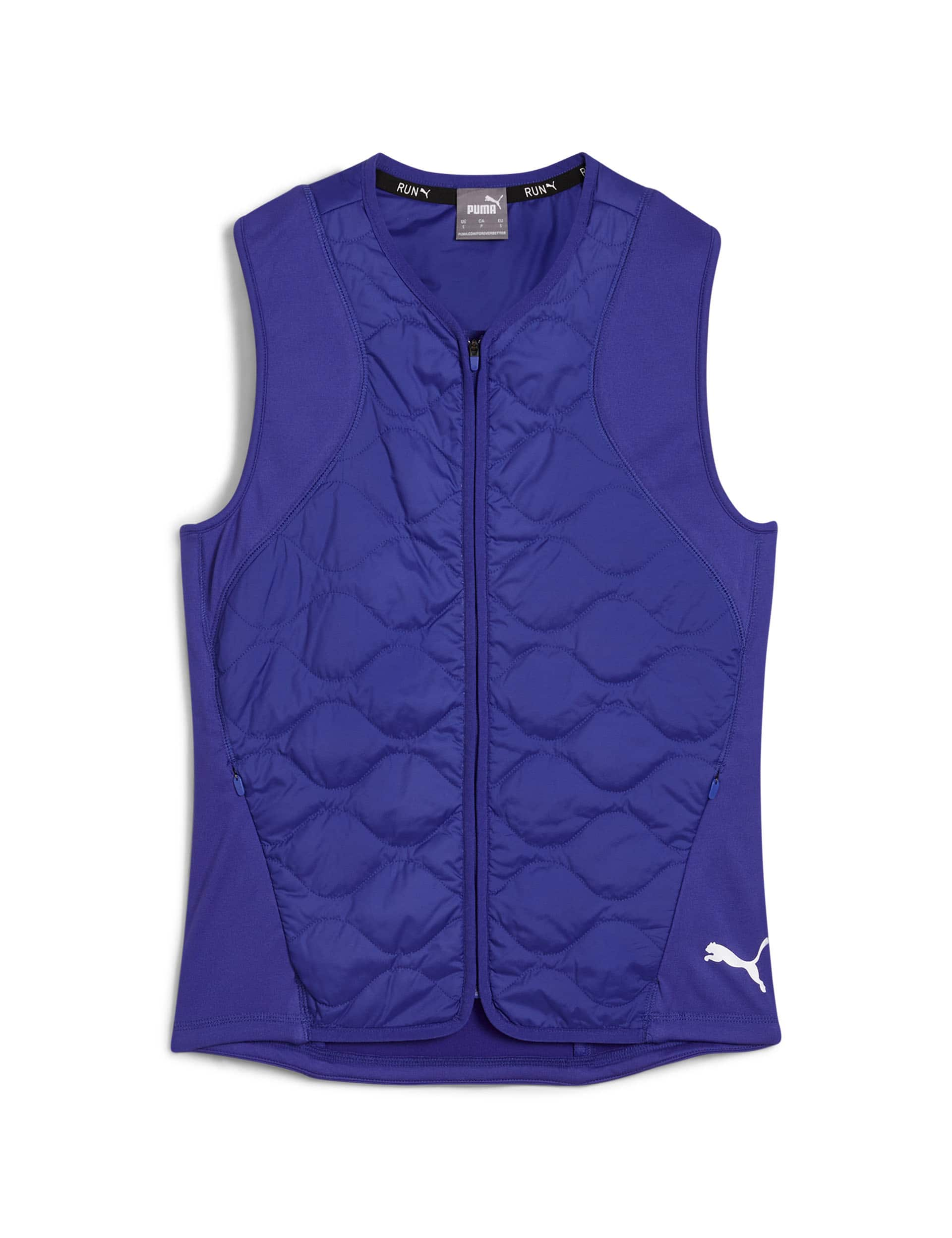 Puma Women's Run Cloudspun Padded Zip Up Running Gilet - Cornflower, Cornflower