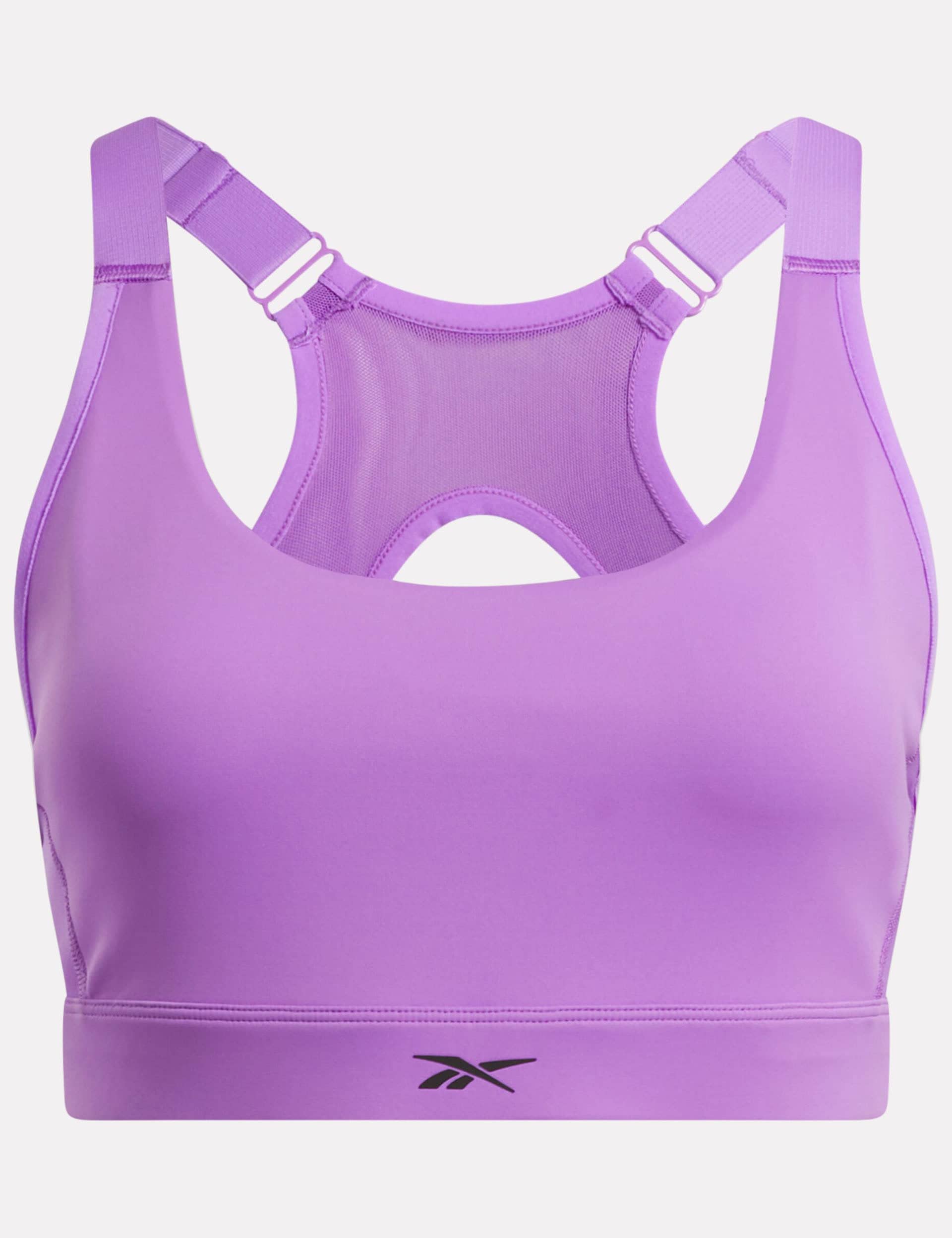 Reebok Women's Lux Non Wired Sports Bra (A-E) - XS - Purple, Purple