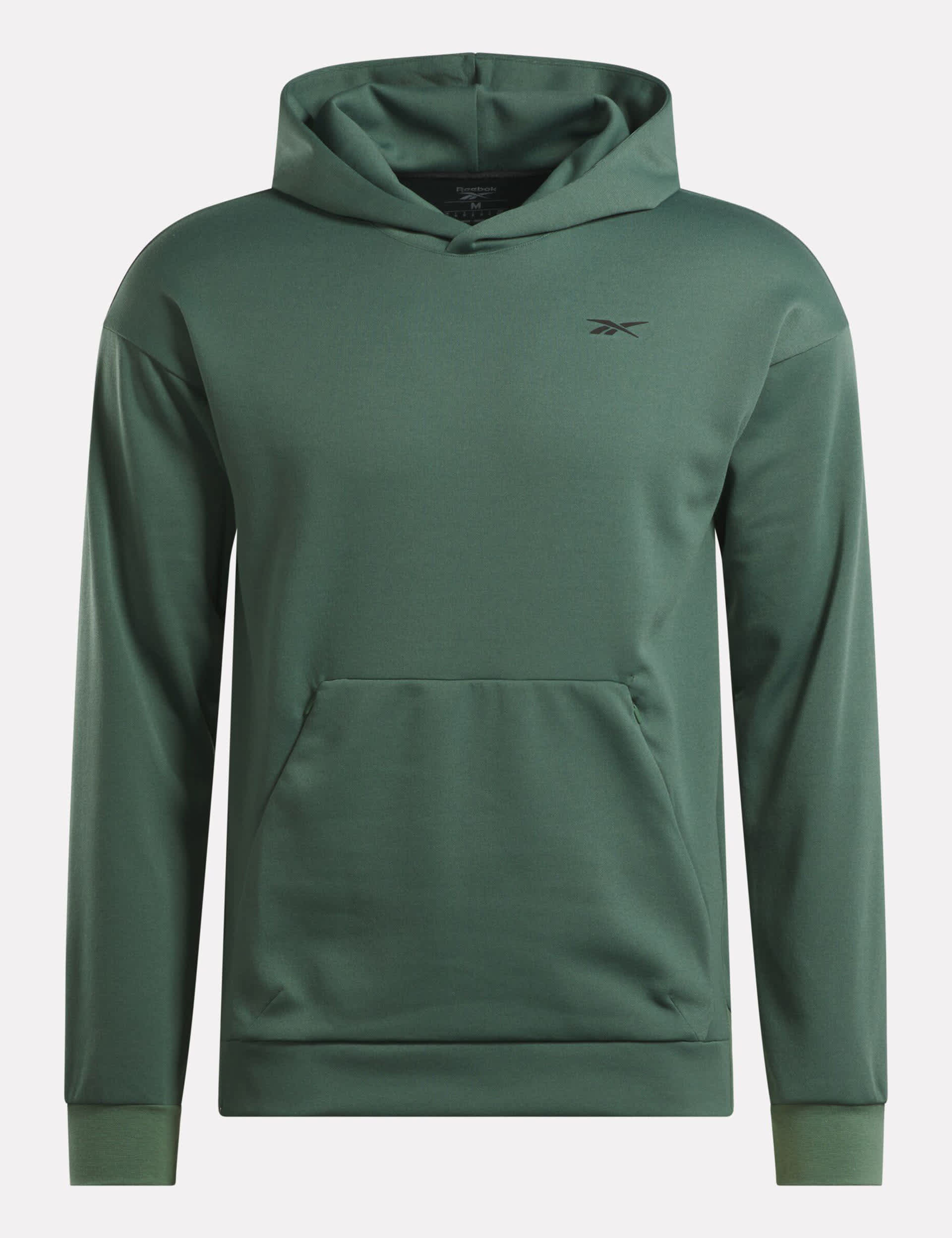 Reebok Men's Strength Hoodie - L - Teal Mix, Teal Mix