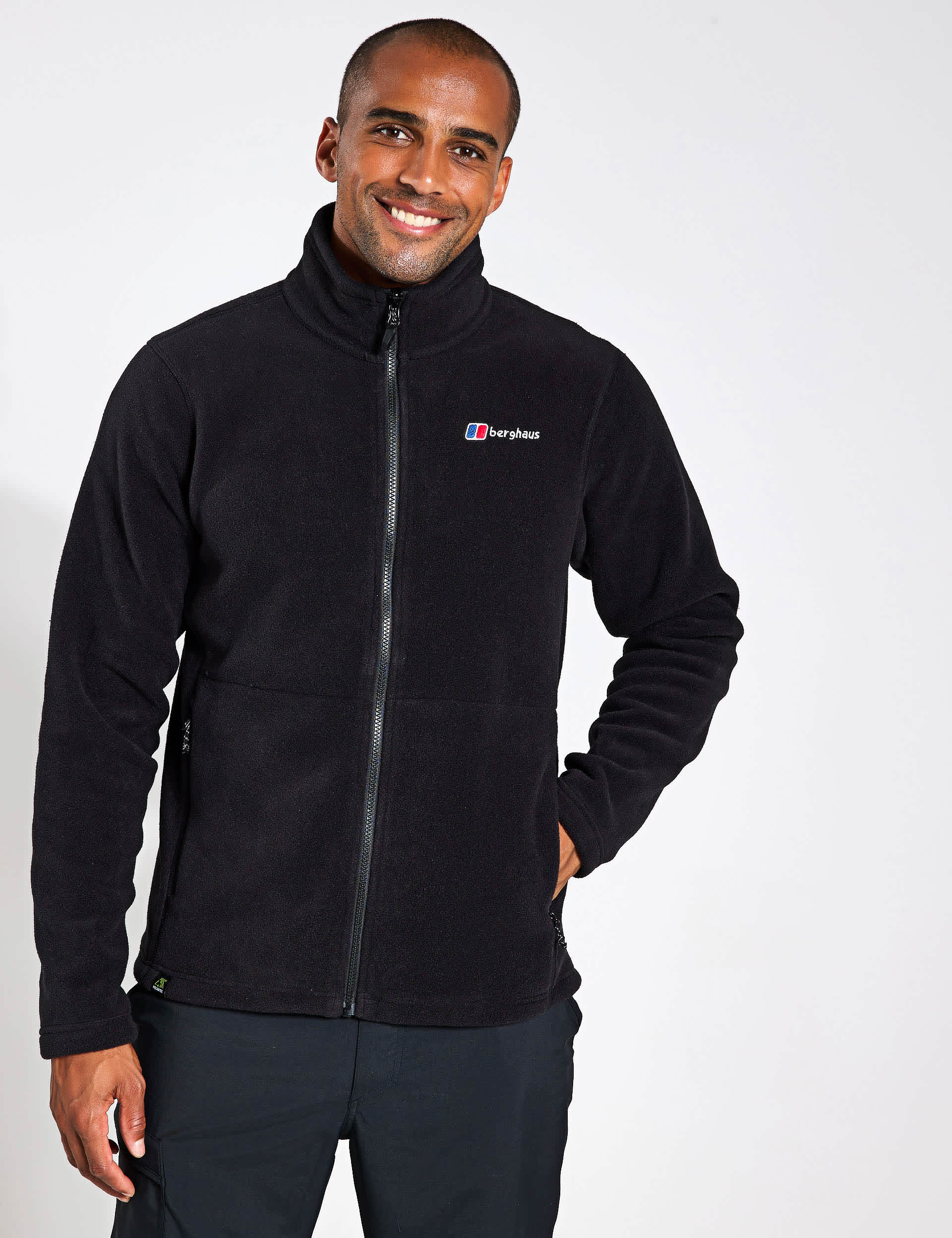 Berghaus Men's Prism Fleece Jacket - Black, Dark Blue,Black,Charcoal