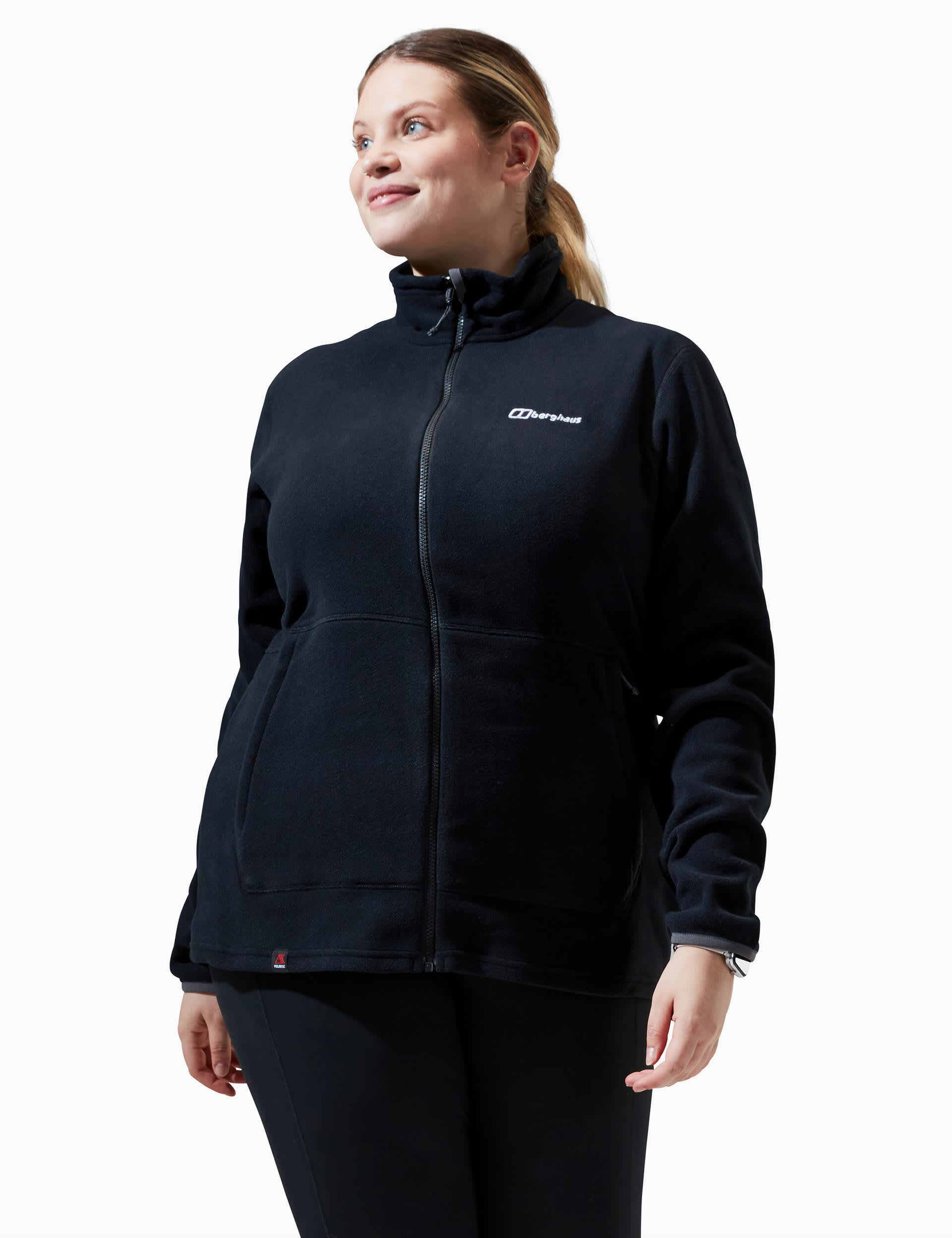 Berghaus Women's Prism InterActive Polartec Fleece Jacket - 12 - Black, Dark Blue,Black,Soft Pink