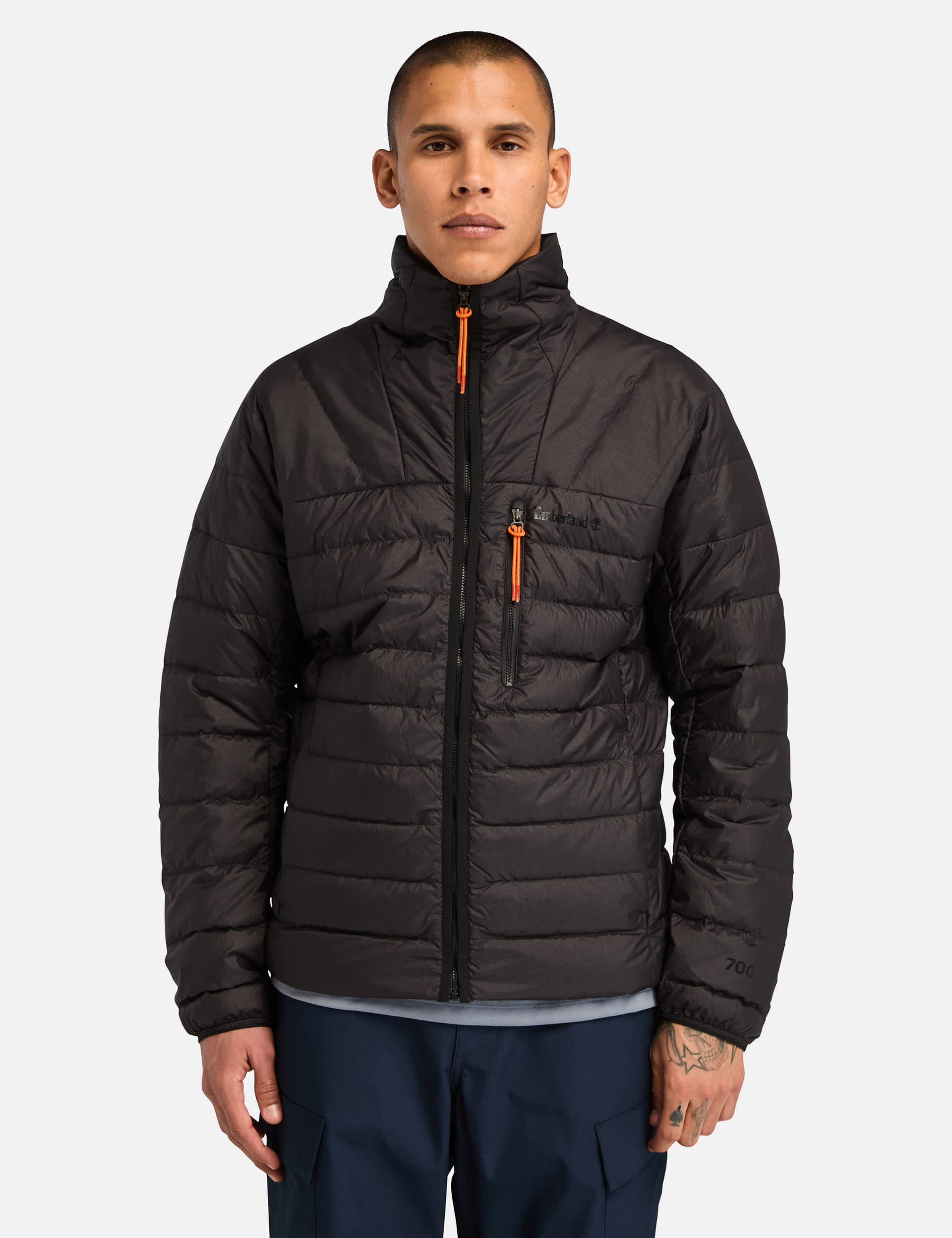 Timberland Men's Bear Head Lightweight Padded Puffer Jacket - Black, Black