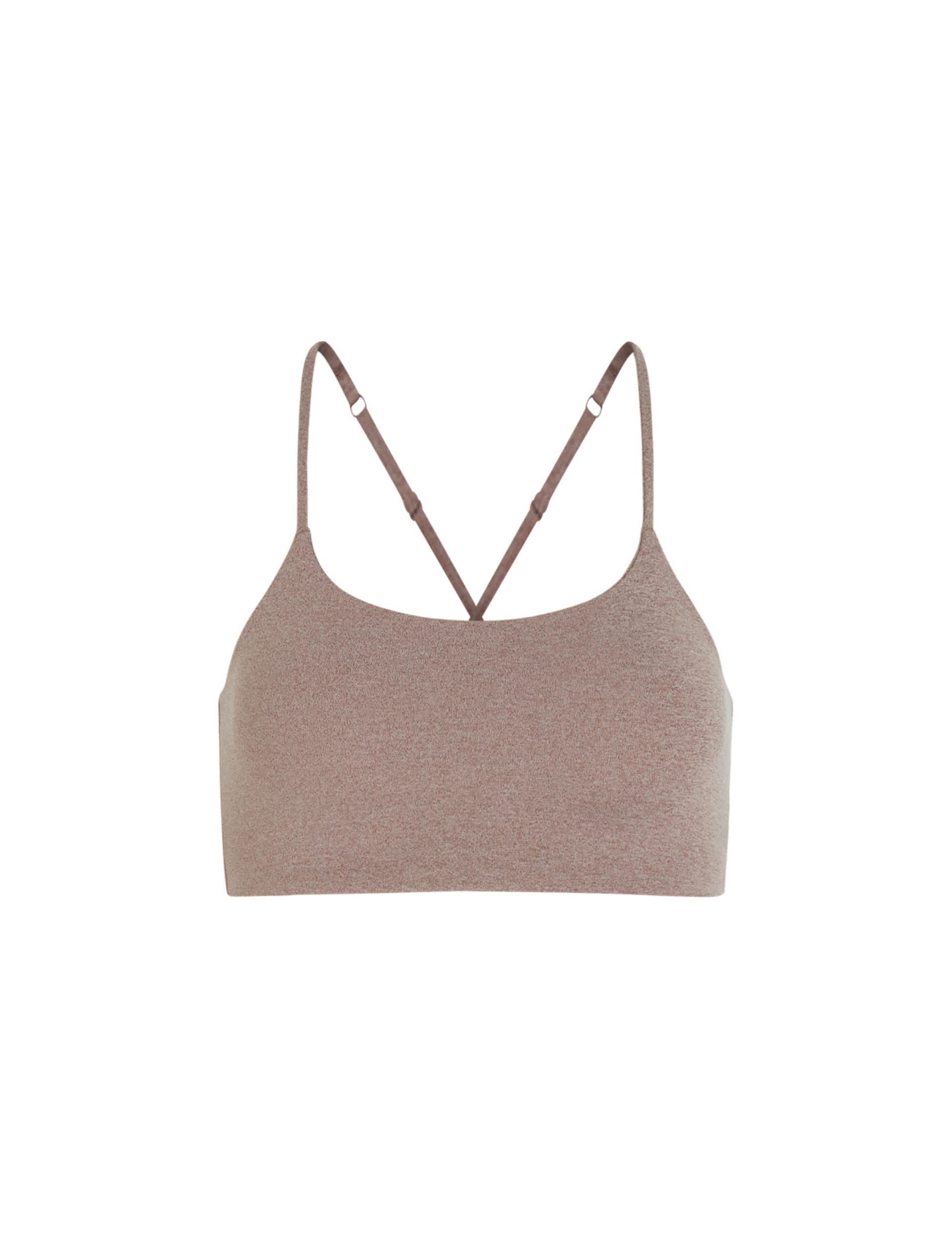 Girlfriend Collective Women's Float Juliet Non Wired Sports Bra - Brown, Brown