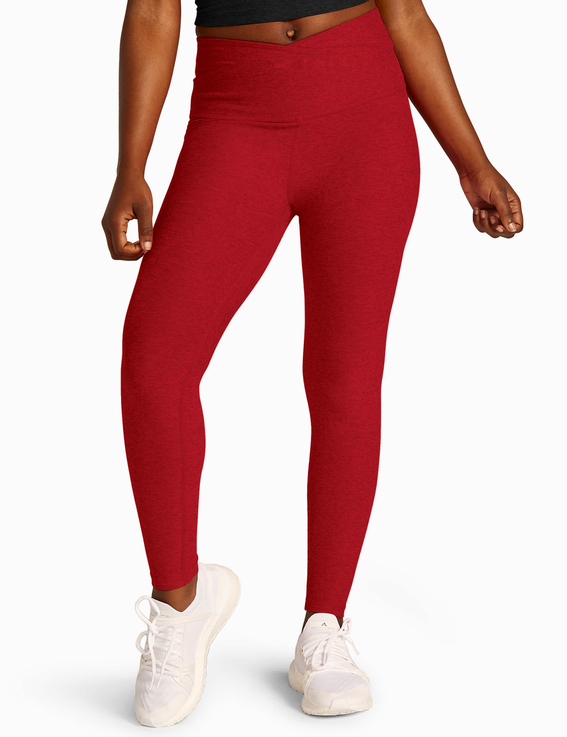 Beyond Yoga Women's Spacedye At Your Leisure 7/8 Leggings - Red, Red