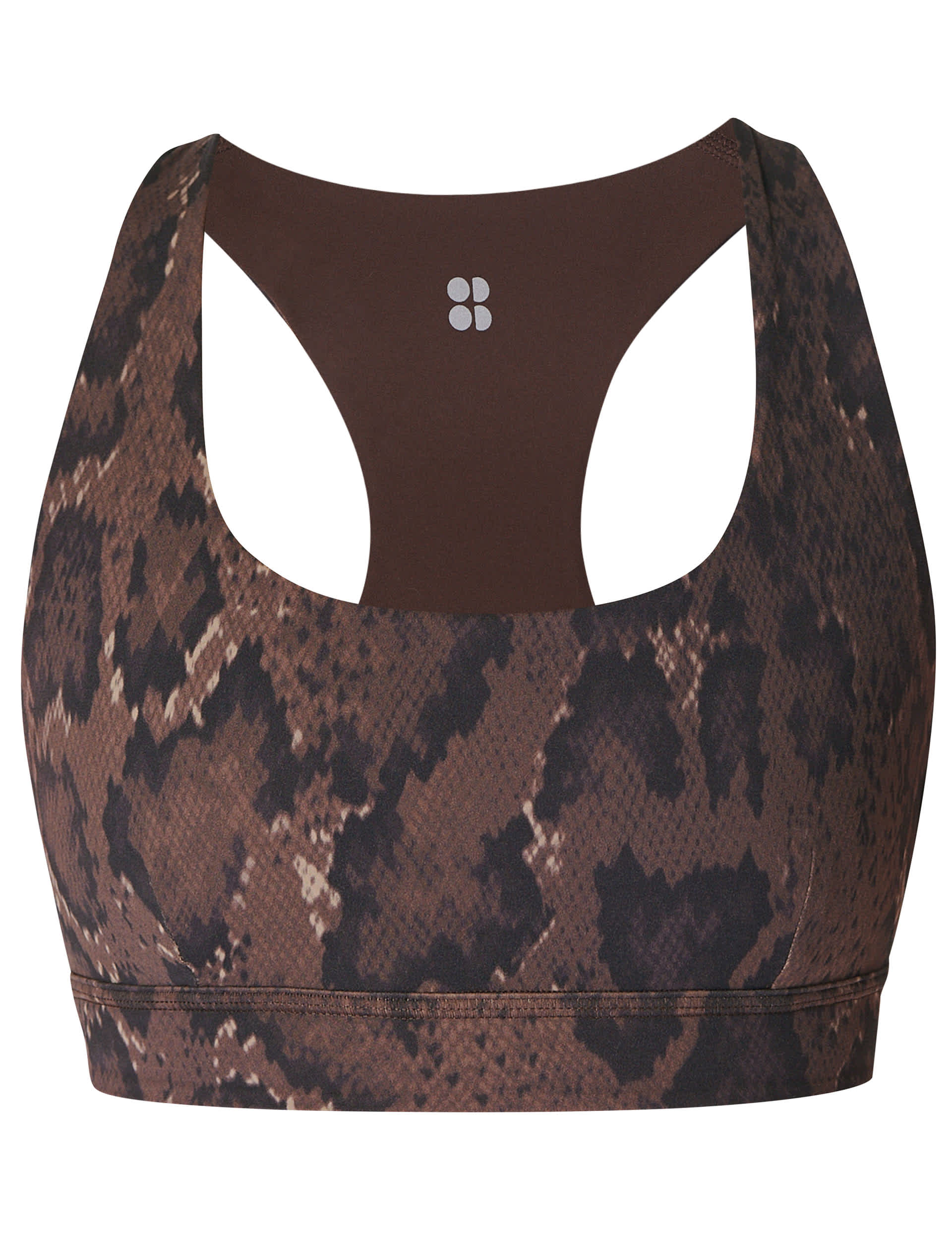 Sweaty Betty Women's Super Soft Reversible Non Wired Sports Bra - M - Brown Mix, Brown Mix