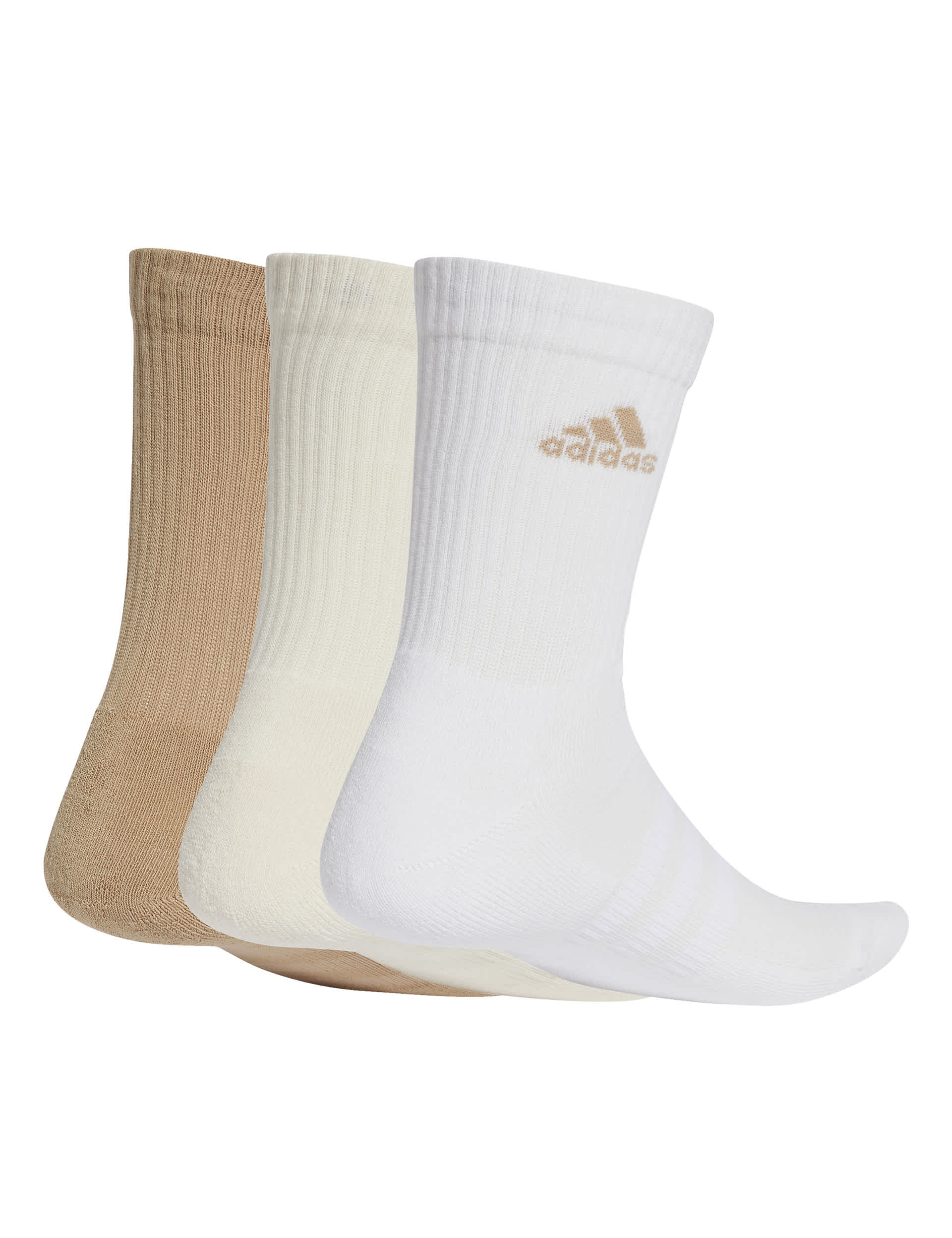 Adidas 3pk Cotton Rich Cushioned Ankle High Socks - Multi, Multi