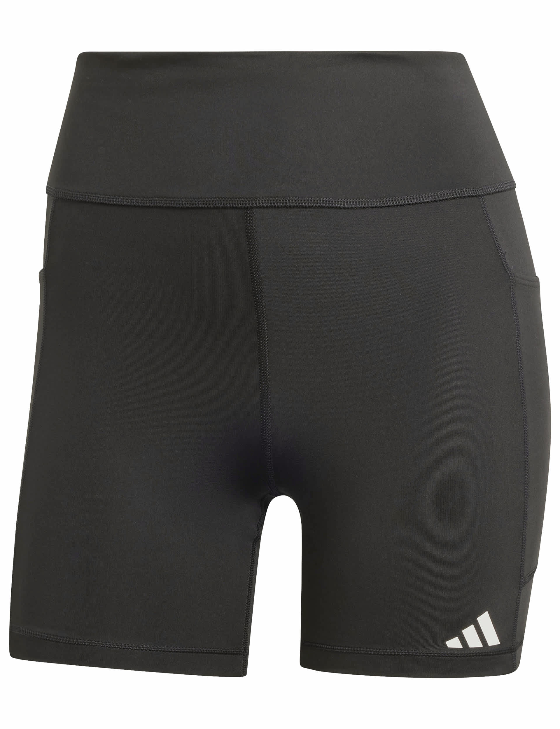 Adidas Women's Own The Run High Waisted Running Shorts - M - Black, Black