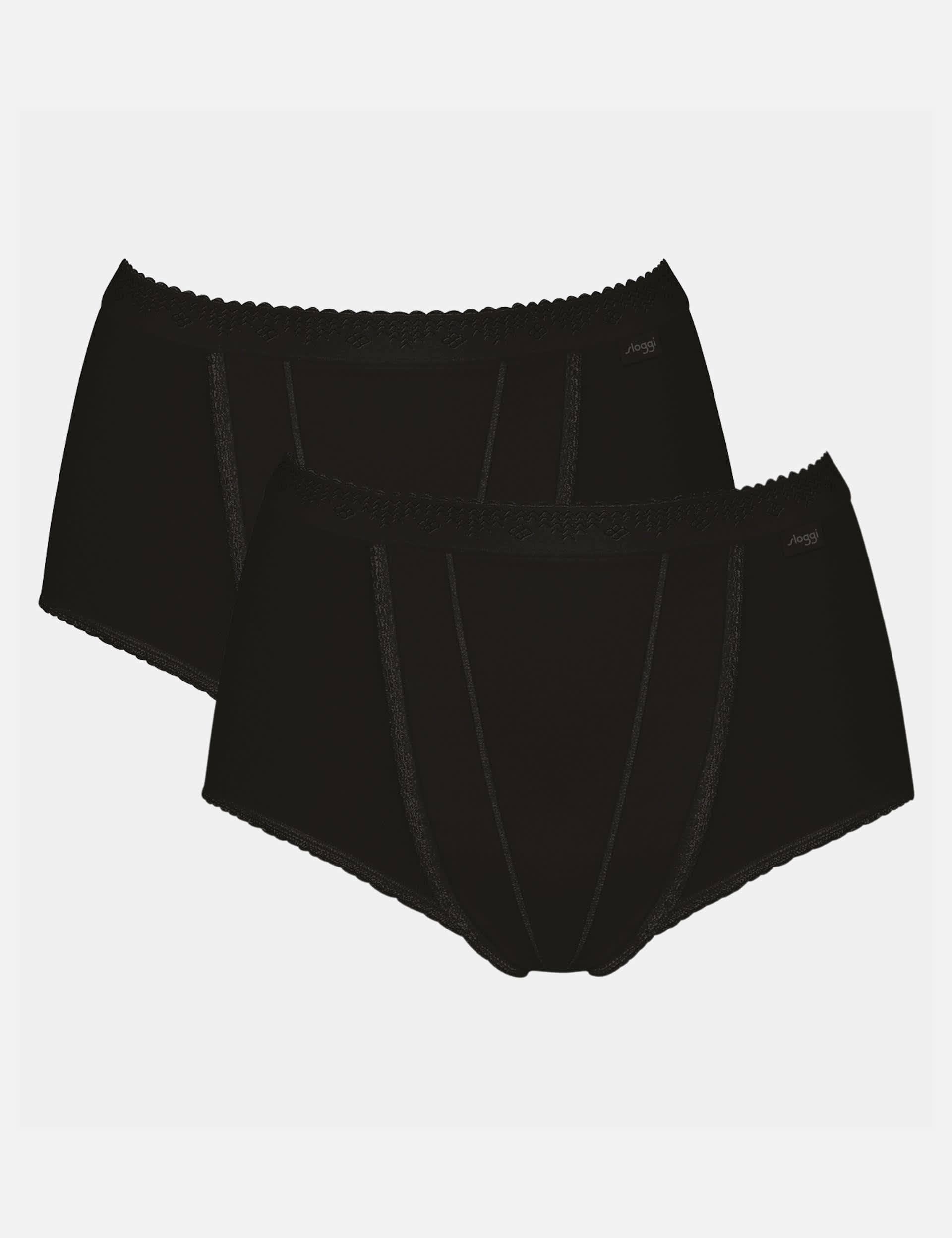 Sloggi Women's 2pk High Waisted Control Maxi Full Briefs
