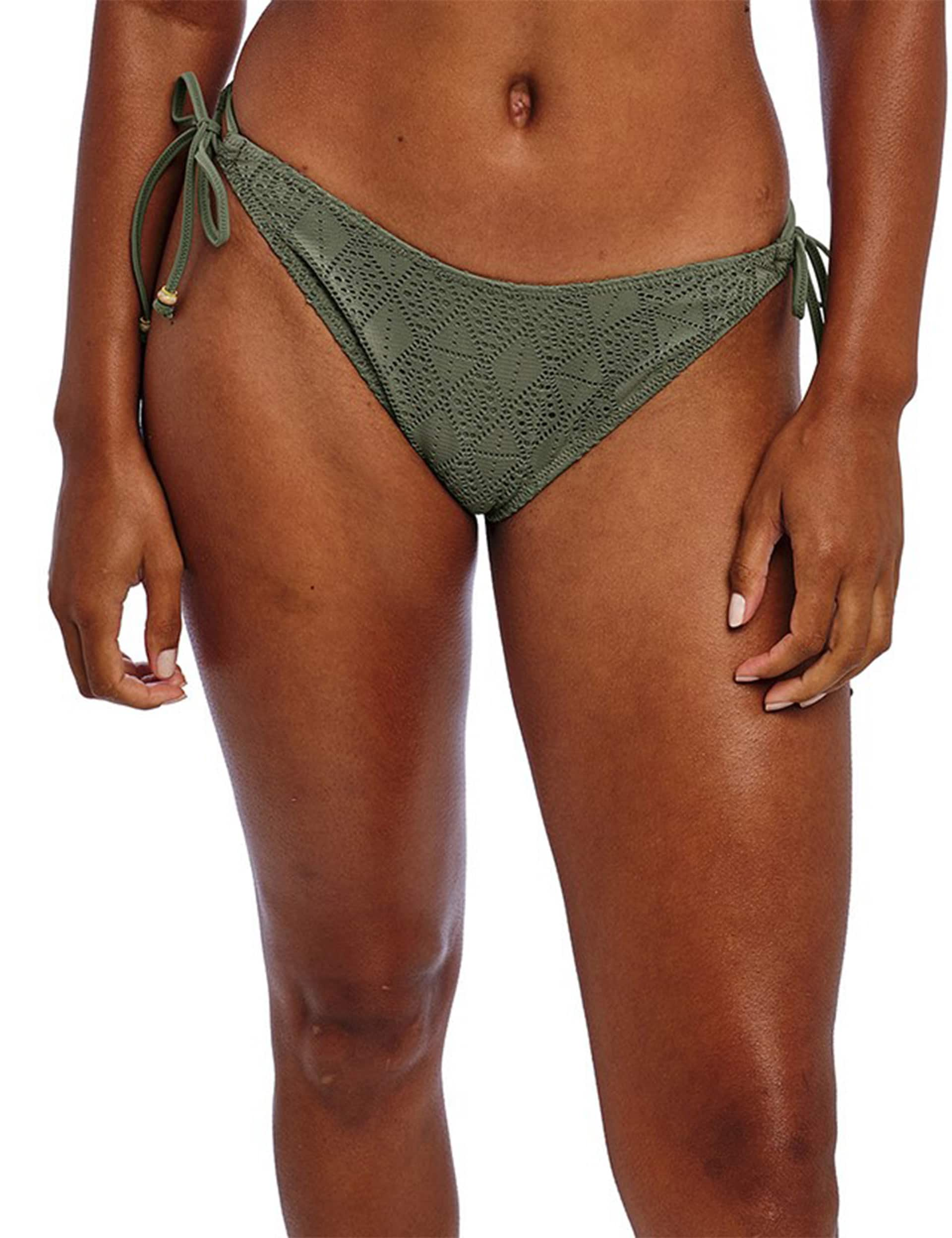 Freya Women's Nomad Nights High Leg Bikini Bottoms - Green, Green