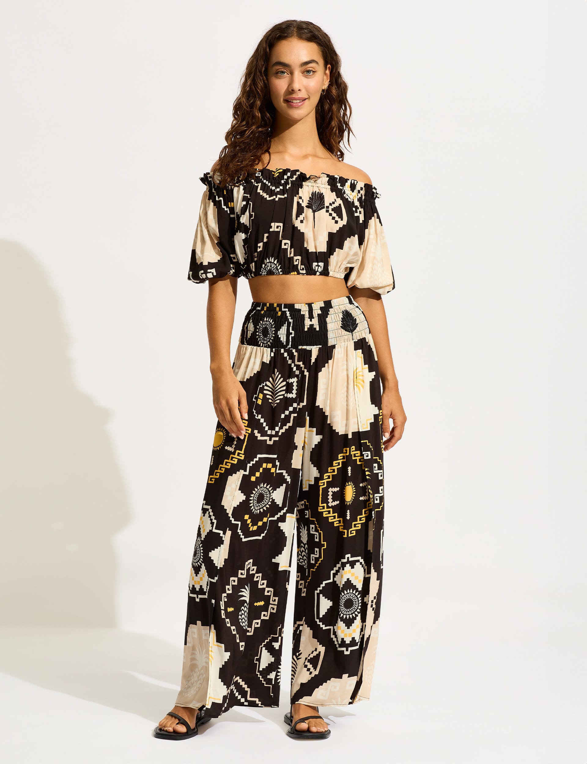 Seafolly Women's Printed Beach Trousers