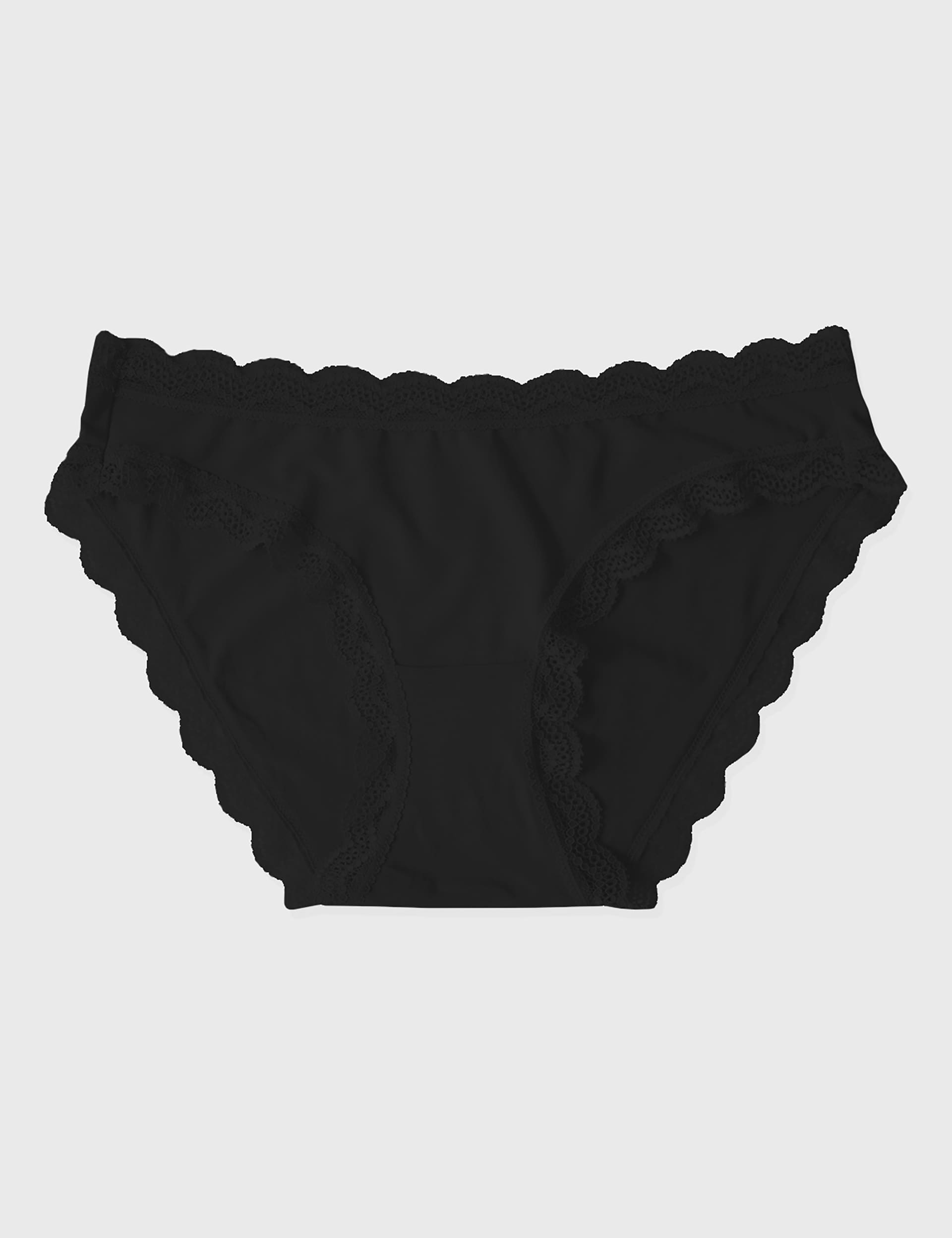 Stripe & Stare Women's Modal Rich Bikini Knickers - Black, Black