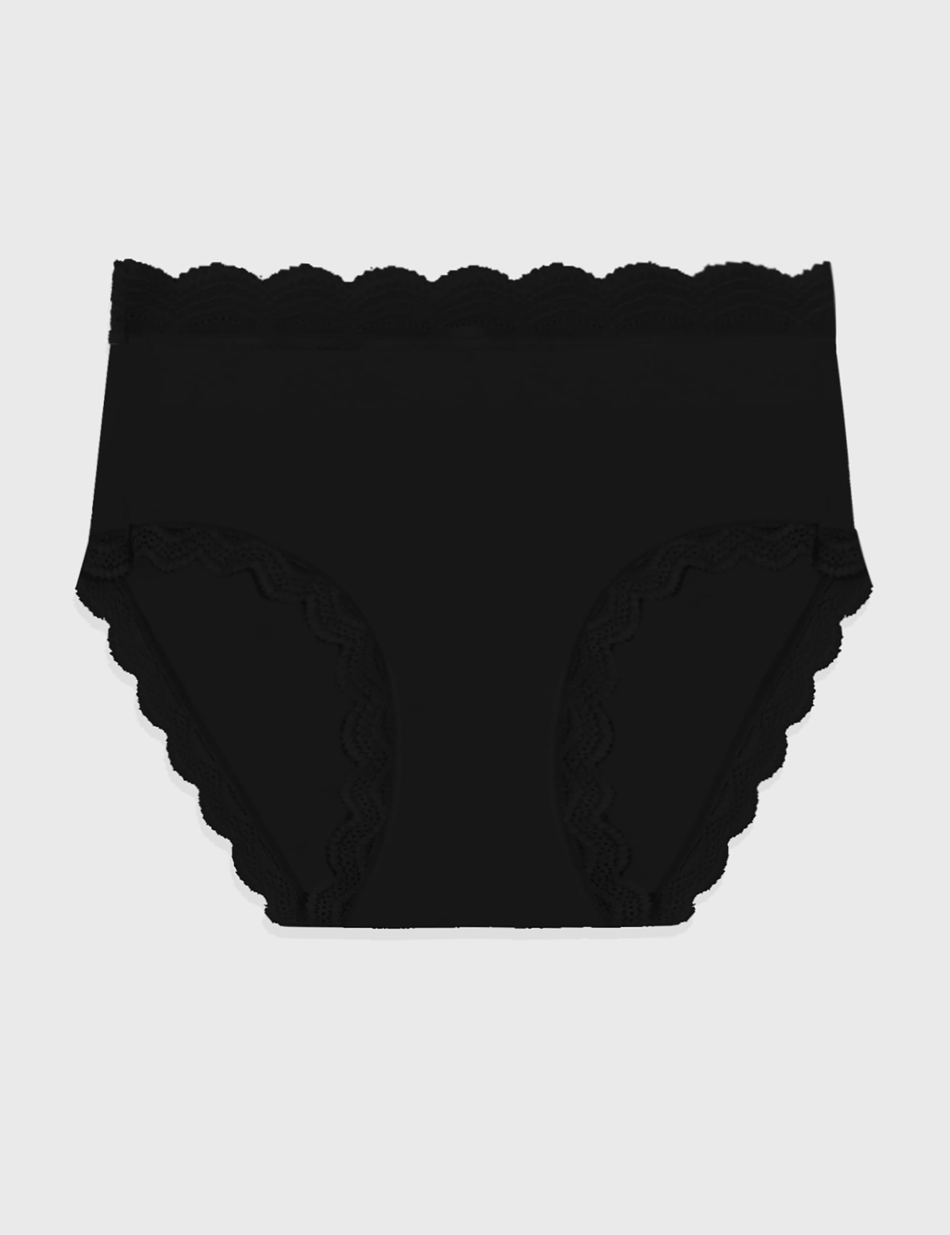 Stripe & Stare Women's Modal Rich Full Briefs - Black, Black