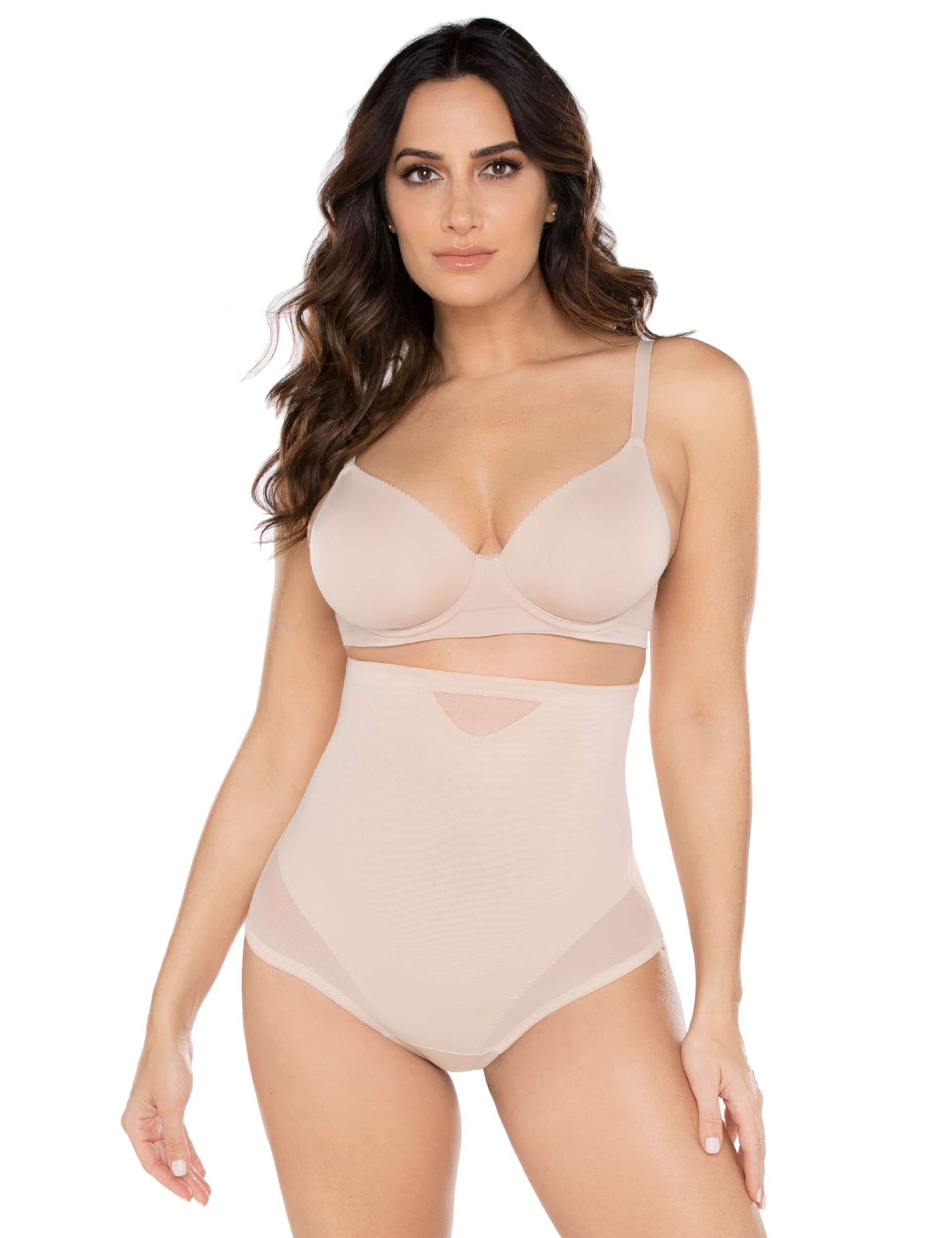 Miraclesuit Women's Extra Firm Control Shaping Thong - Beige, Beige,Black