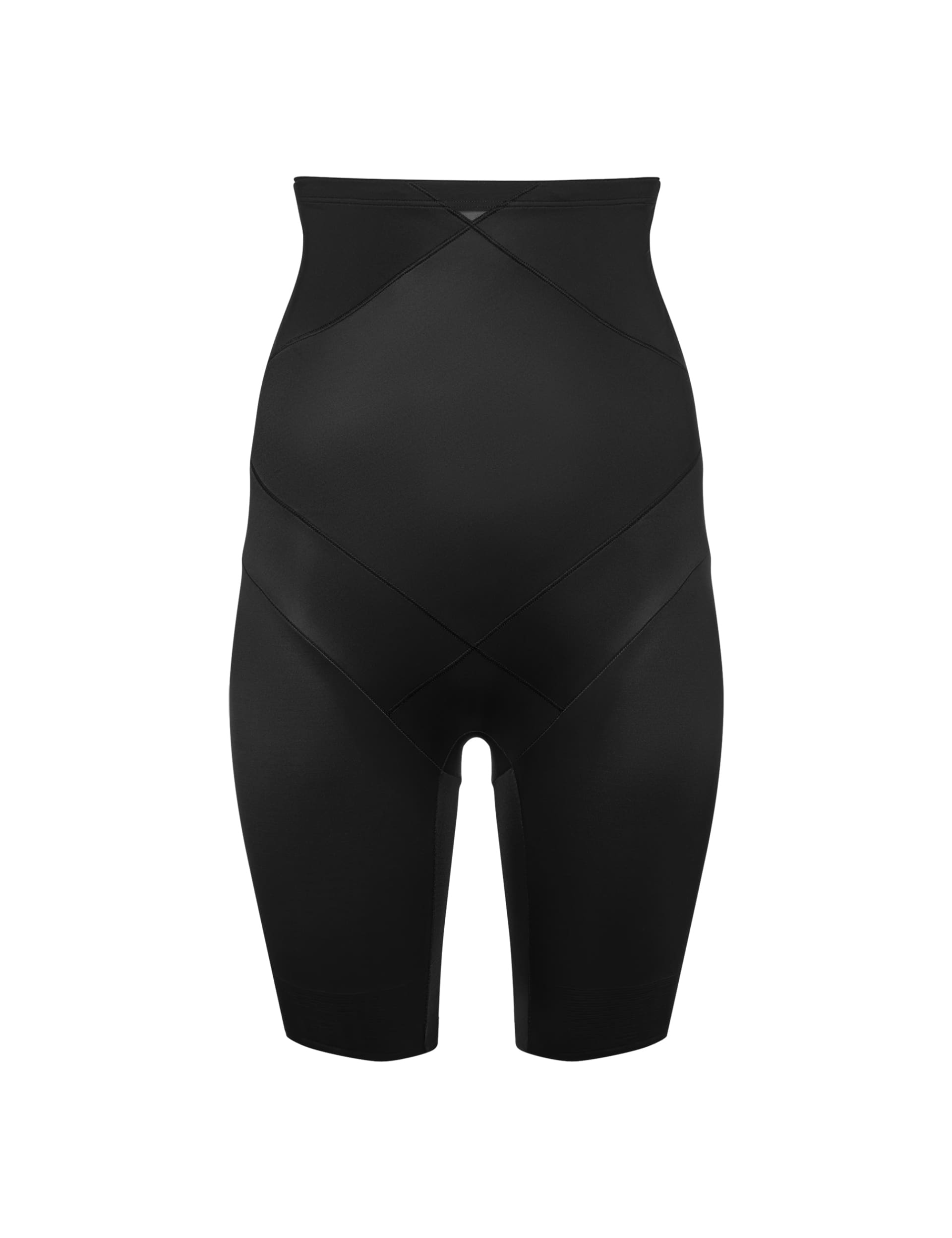 Miraclesuit Women's Extra Firm Control Thigh Slimmer Shorts - Black, Black,Beige