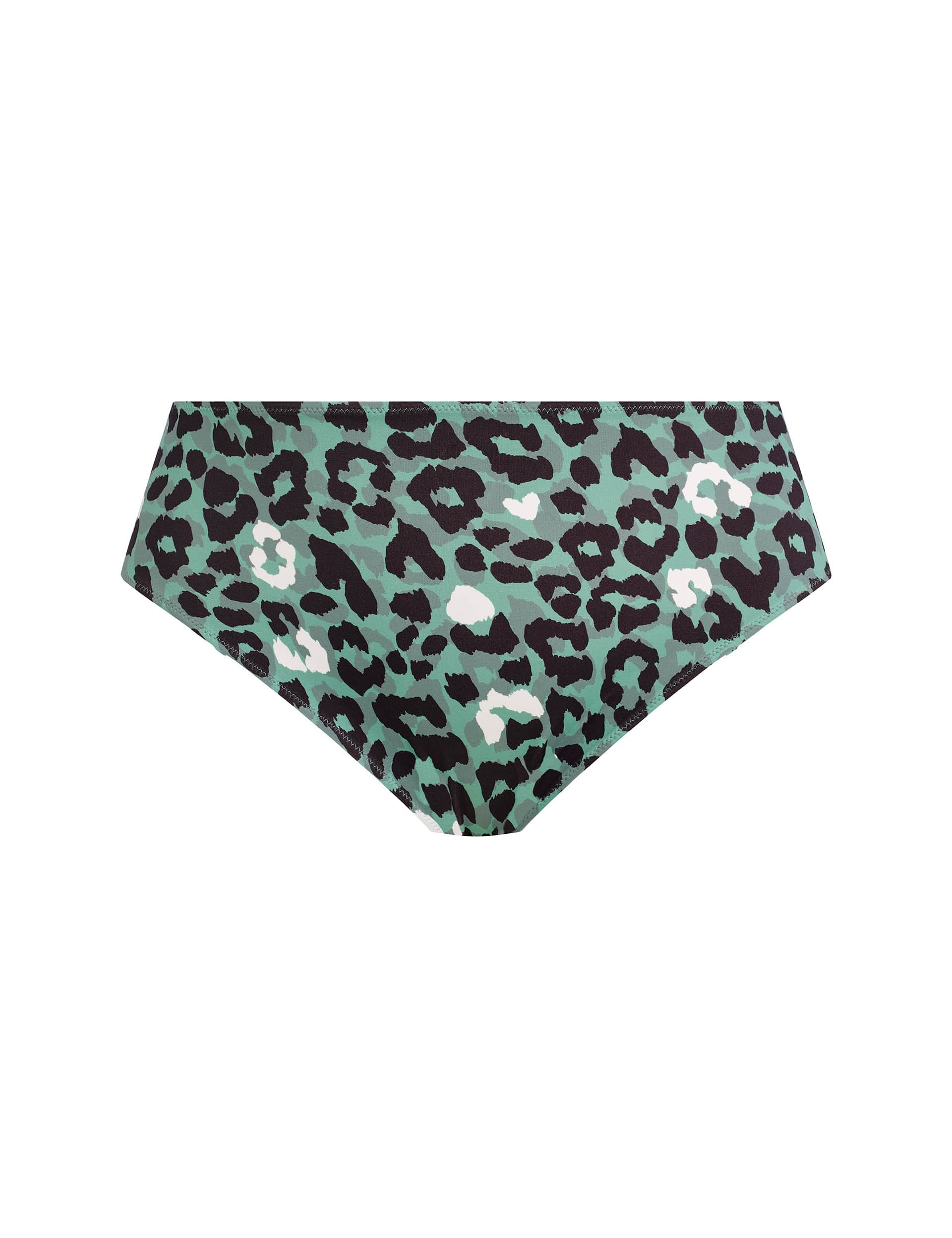 Elomi Women's Animal Print Bikini Bottoms - 14 - Olive, Olive