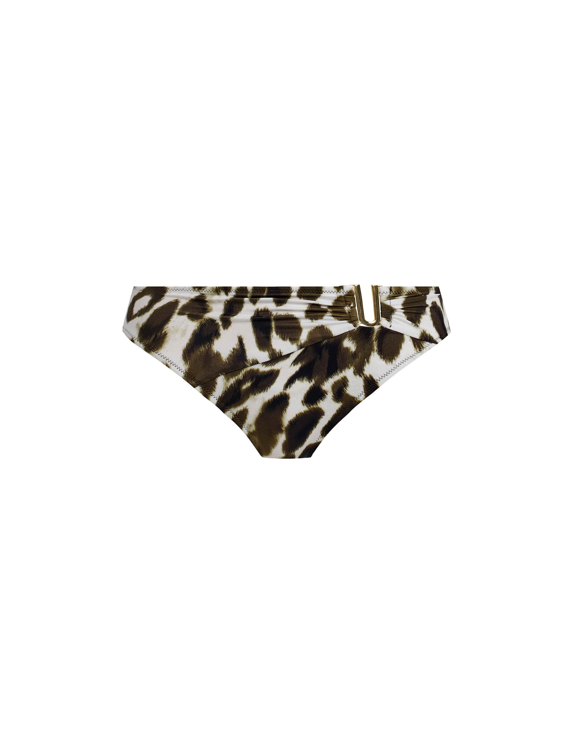 Fantasie Women's Cabo Verde Animal Print Bikini Bottoms - Green Mix, Green Mix