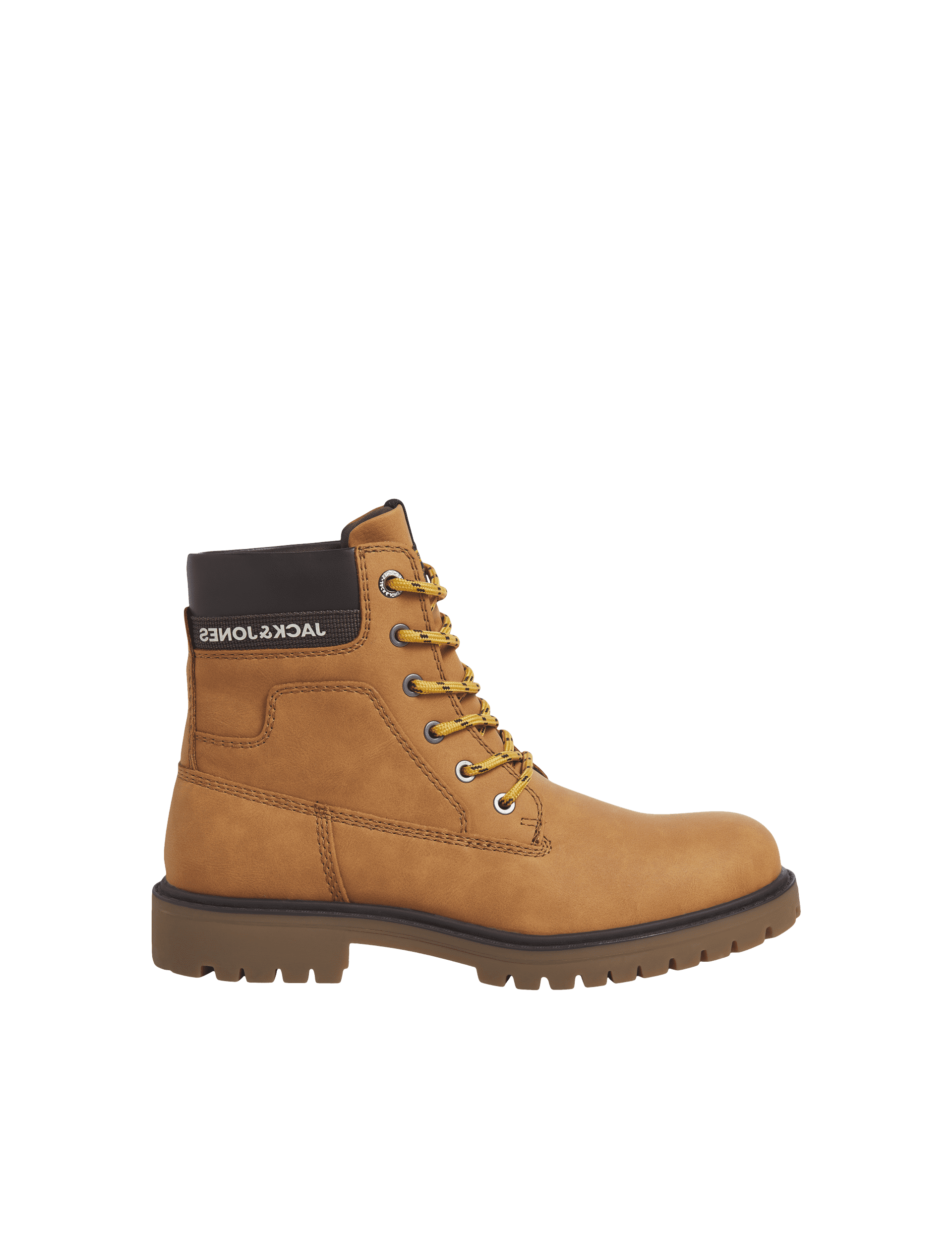 Jack & Jones Men's Leather Casual Boots - 10 - Tan, Tan