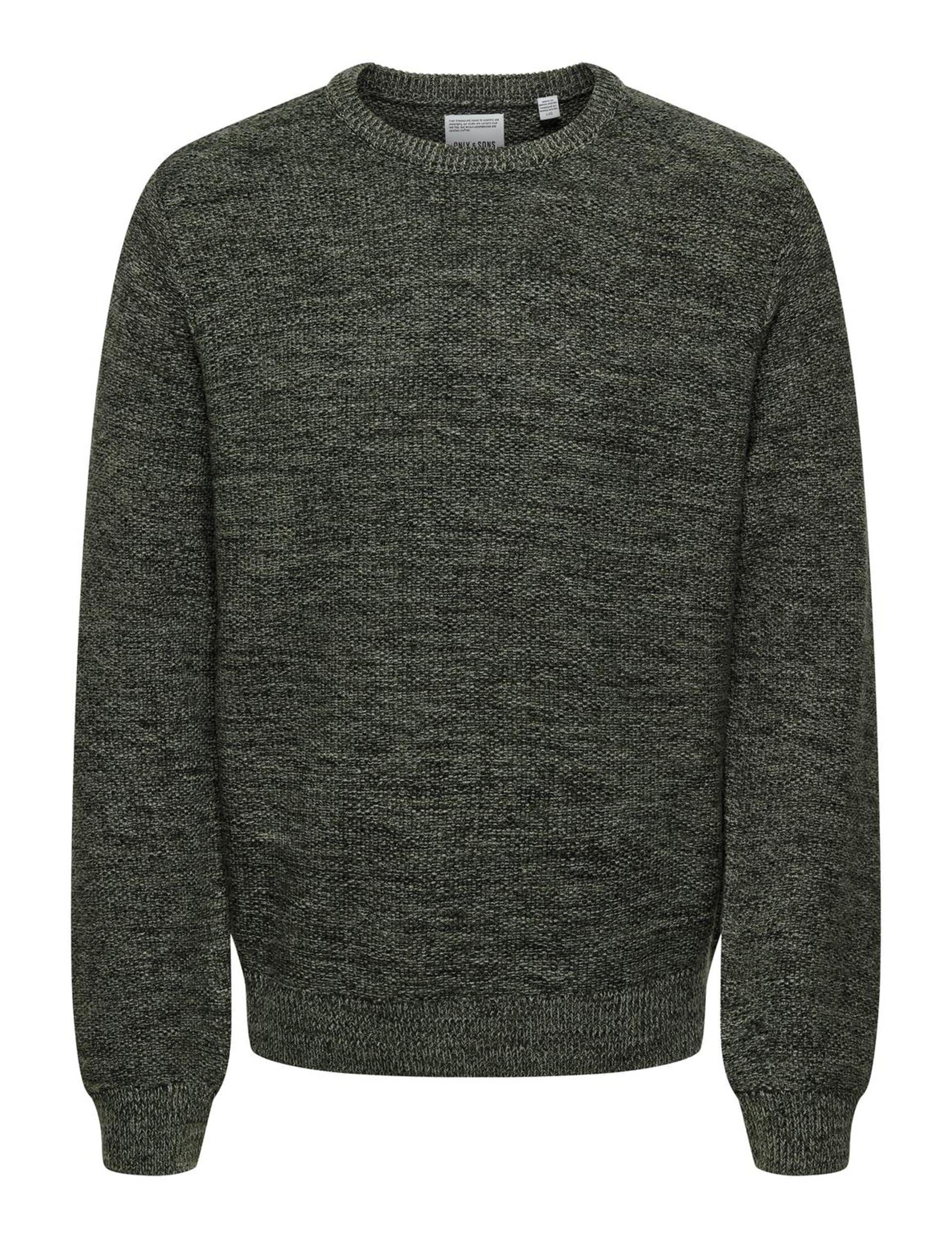 Only & Sons Men's Cotton Rich Crew Neck Jumper