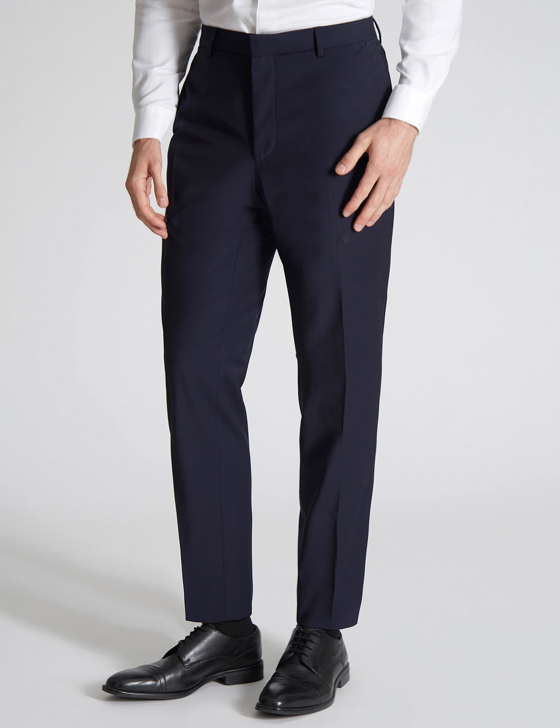 Ted Baker Men's Slim Fit Wool Rich Suit Trousers - 34REG - Navy, Black,Navy,Grey