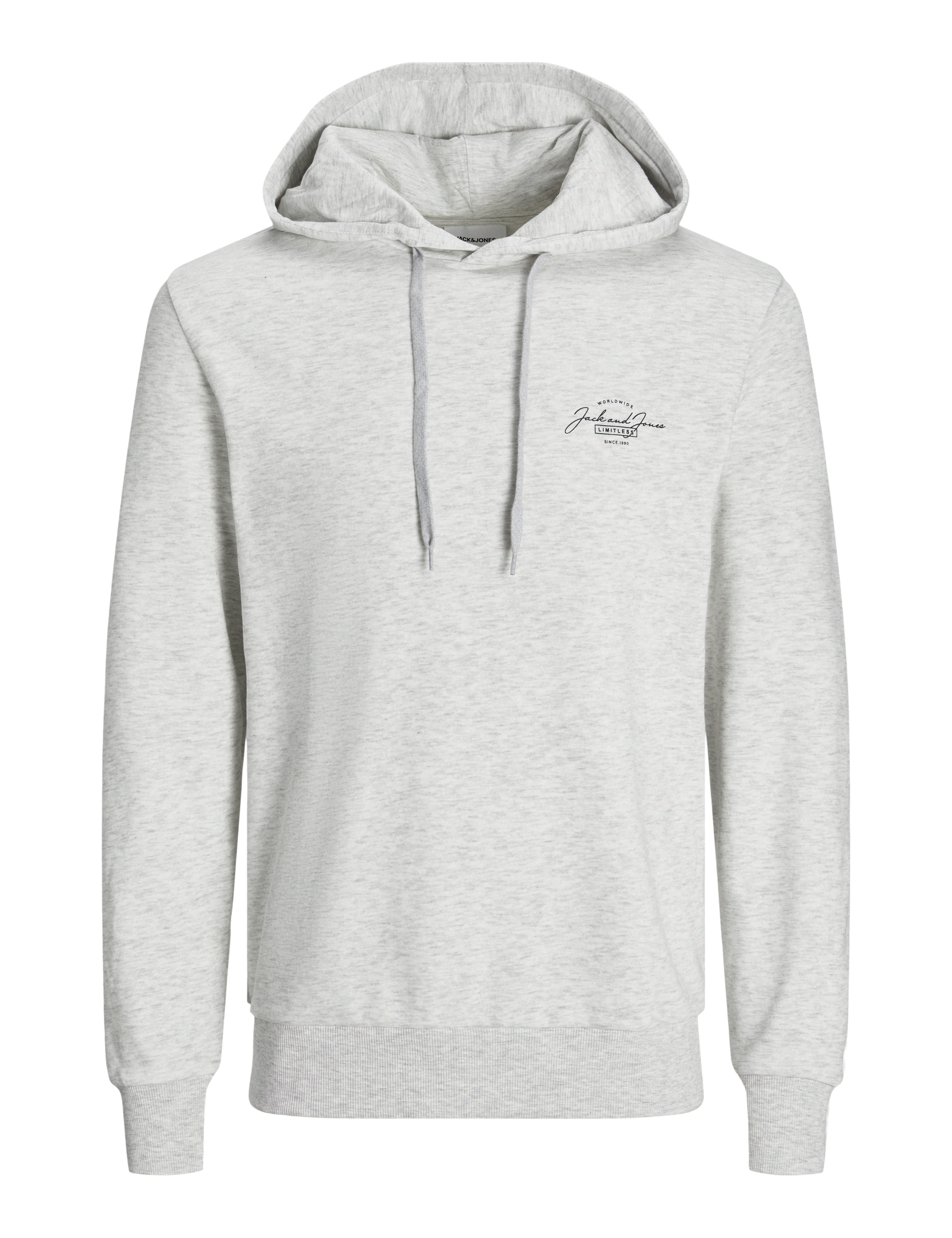 Jack & Jones Men's Cotton Blend Hoodie - M - Grey, Grey