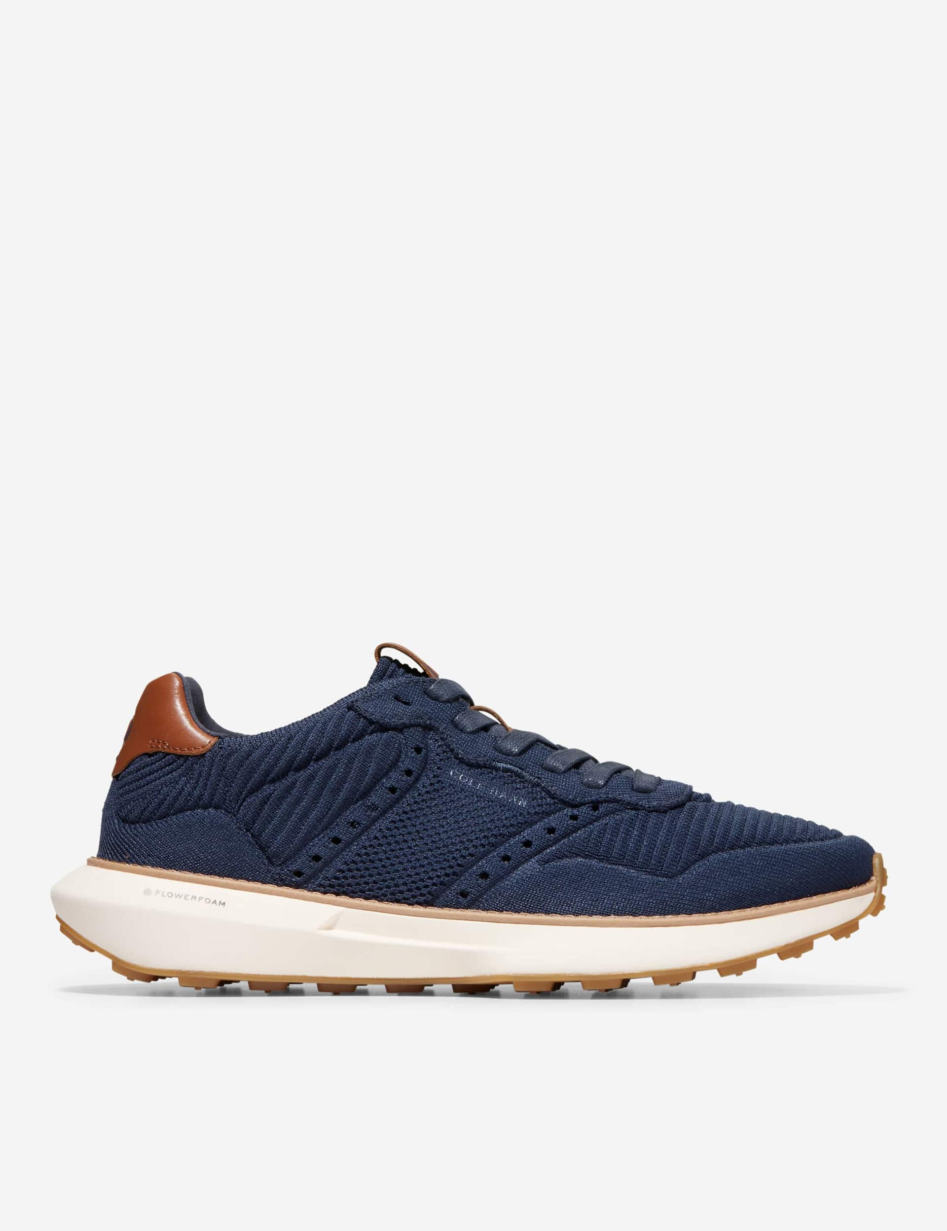 Cole Haan Men's Grandpro Ashland Stitchlite Lace Up Trainers - 9 - Navy, Navy