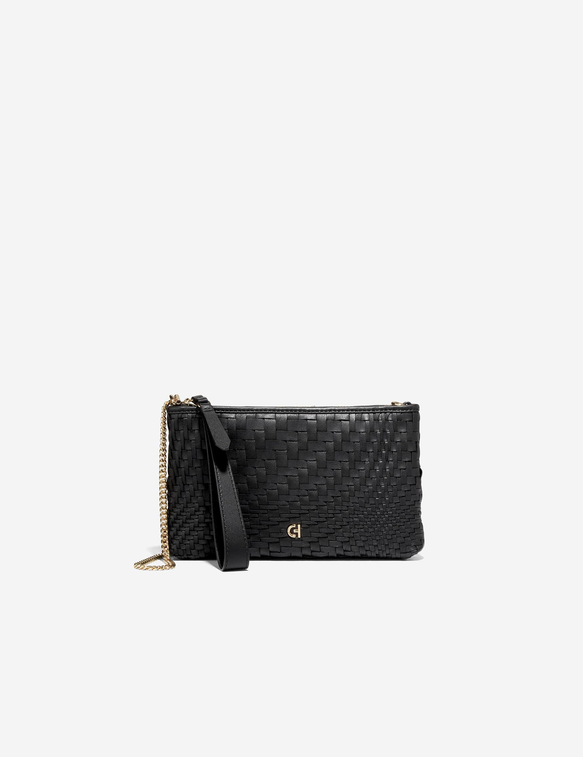 Cole Haan Women's Metallic Pouch - Black, Black