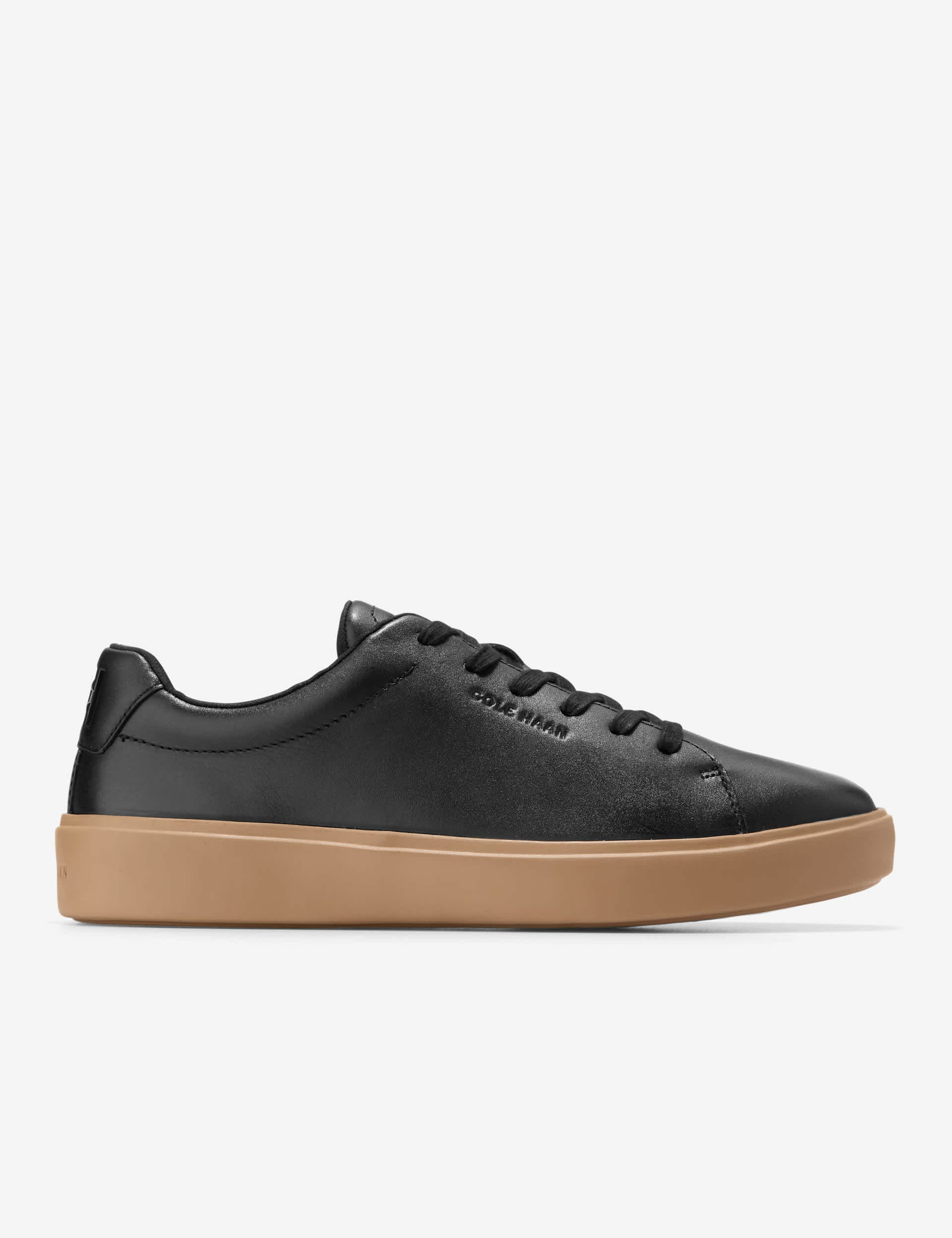 Cole Haan Men's Leather Lace up Trainers - 9 - Black Mix, Black Mix