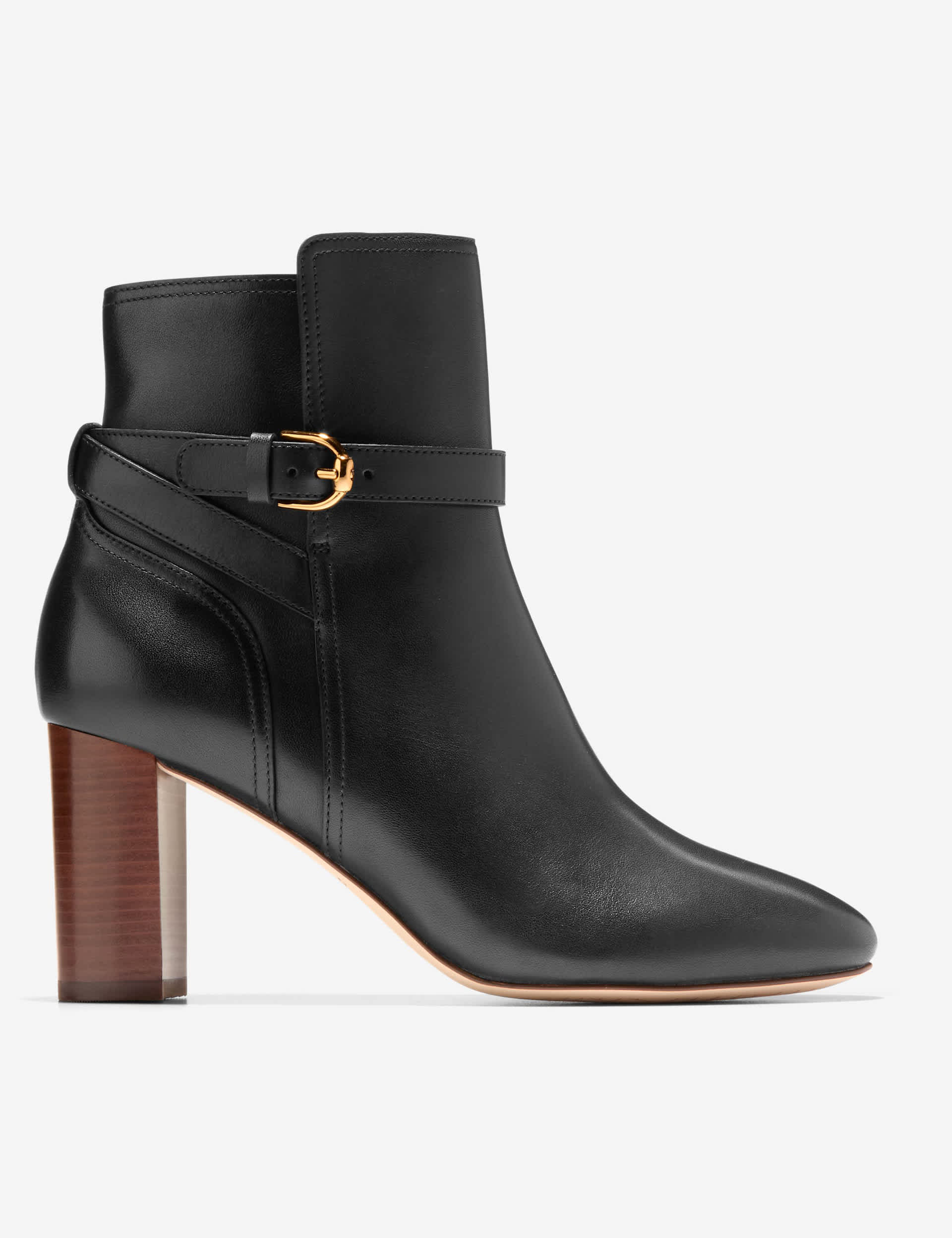 Cole Haan Women's Glendale Jodhpur Suede Block Heel Ankle Boots