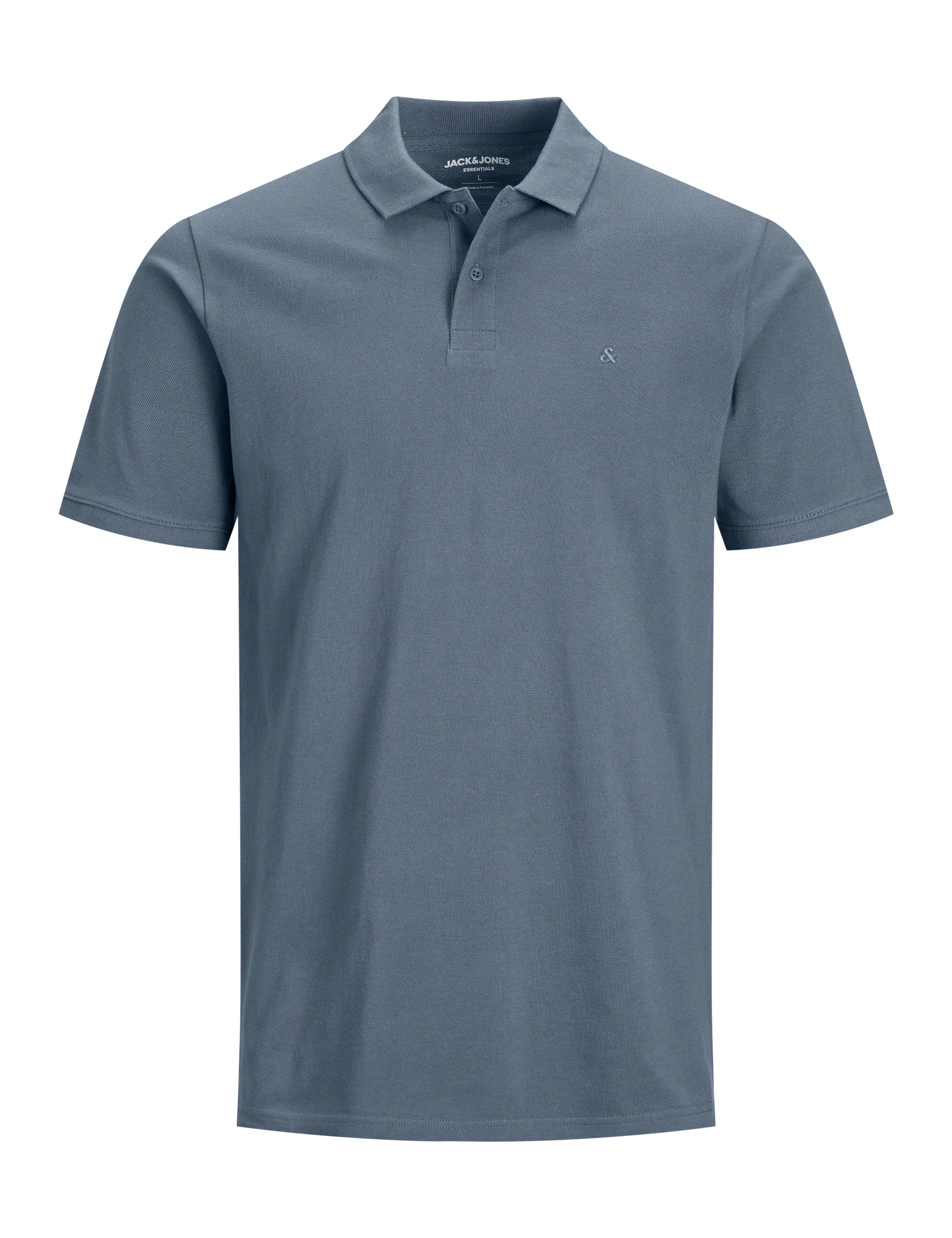 Jack & Jones Men's Slim Fit Pure Cotton Polo Shirt - Blue, Blue