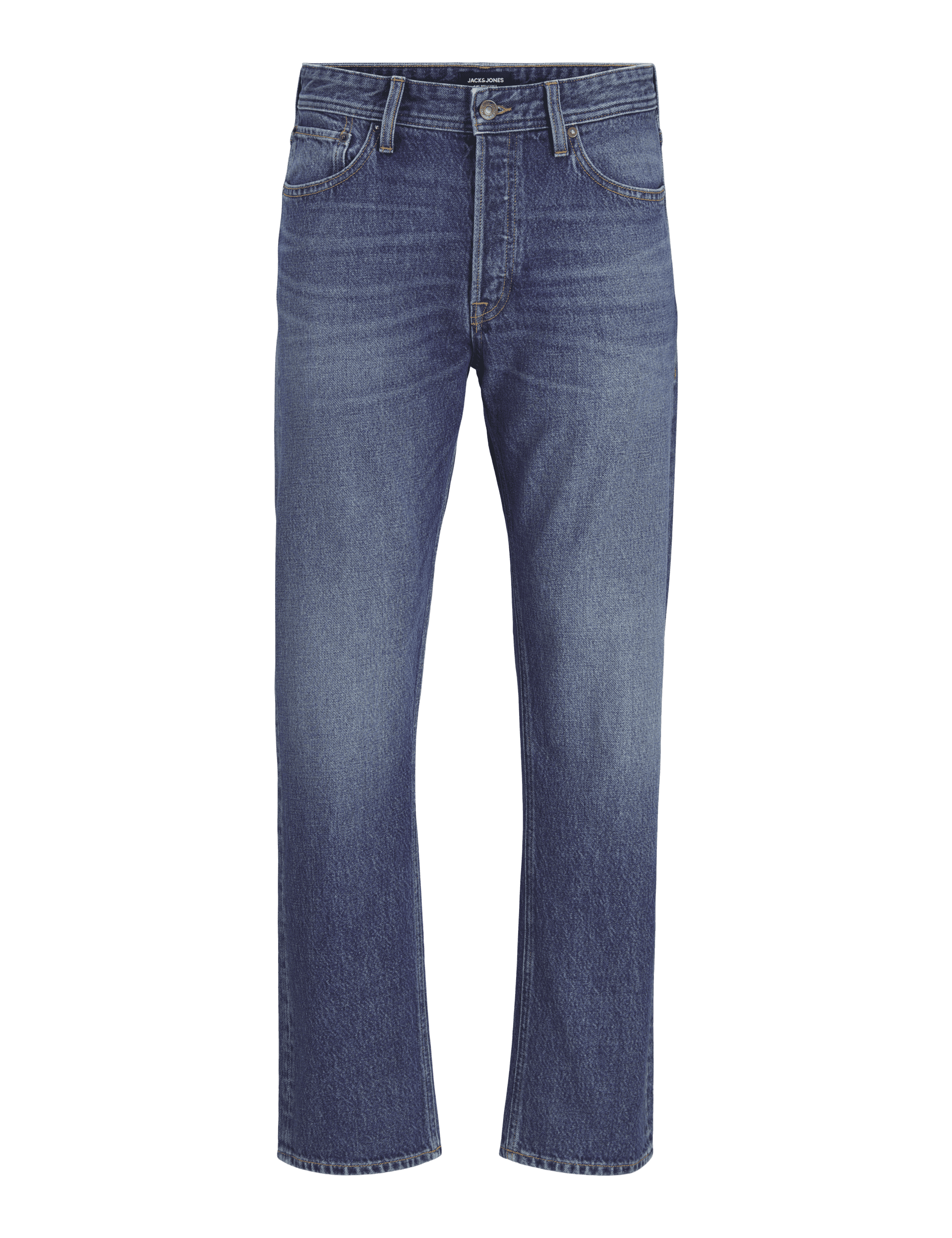 Jack & Jones Men's Pure Cotton 5 Pocket Jeans - 3432 - Blue, Blue