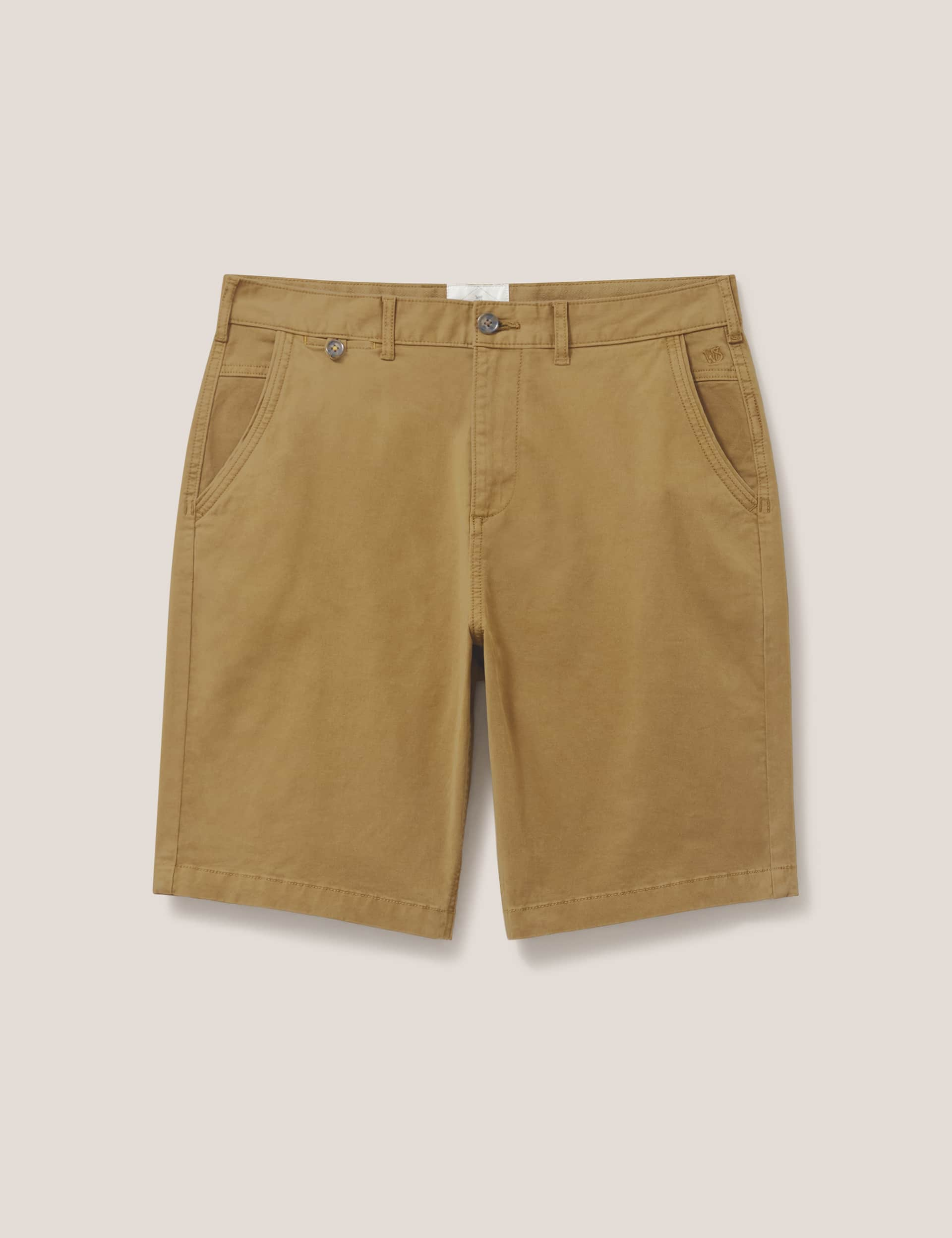 White Stuff Men's Chino Shorts - 30REG - Brown, Brown