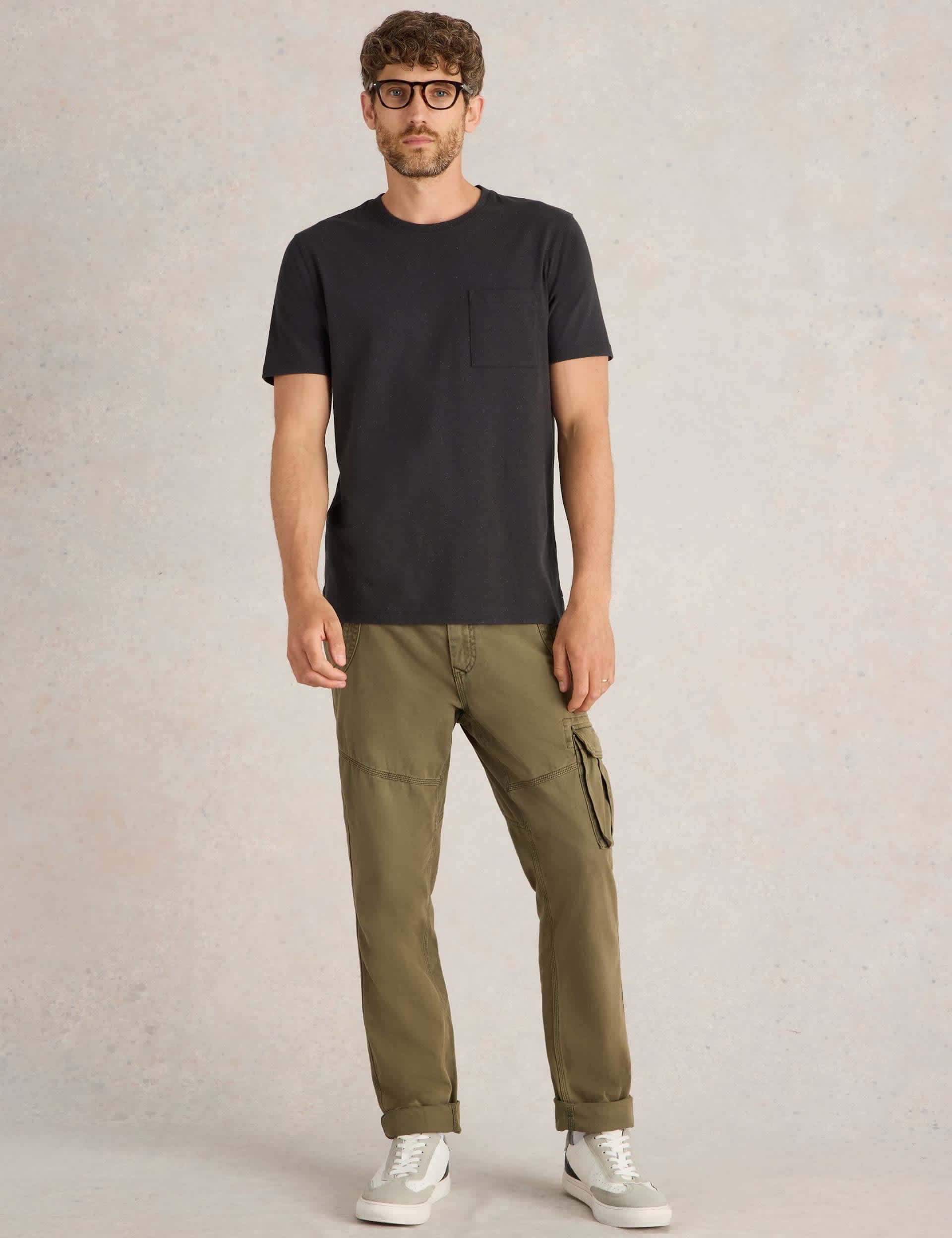 White Stuff Men's Cotton Rich Crew Neck T-Shirt