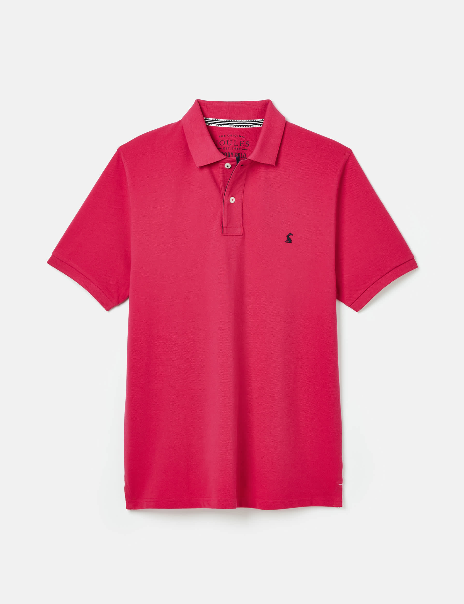 Joules Men's Pure Cotton Pique Polo Shirt - Pink, Pink