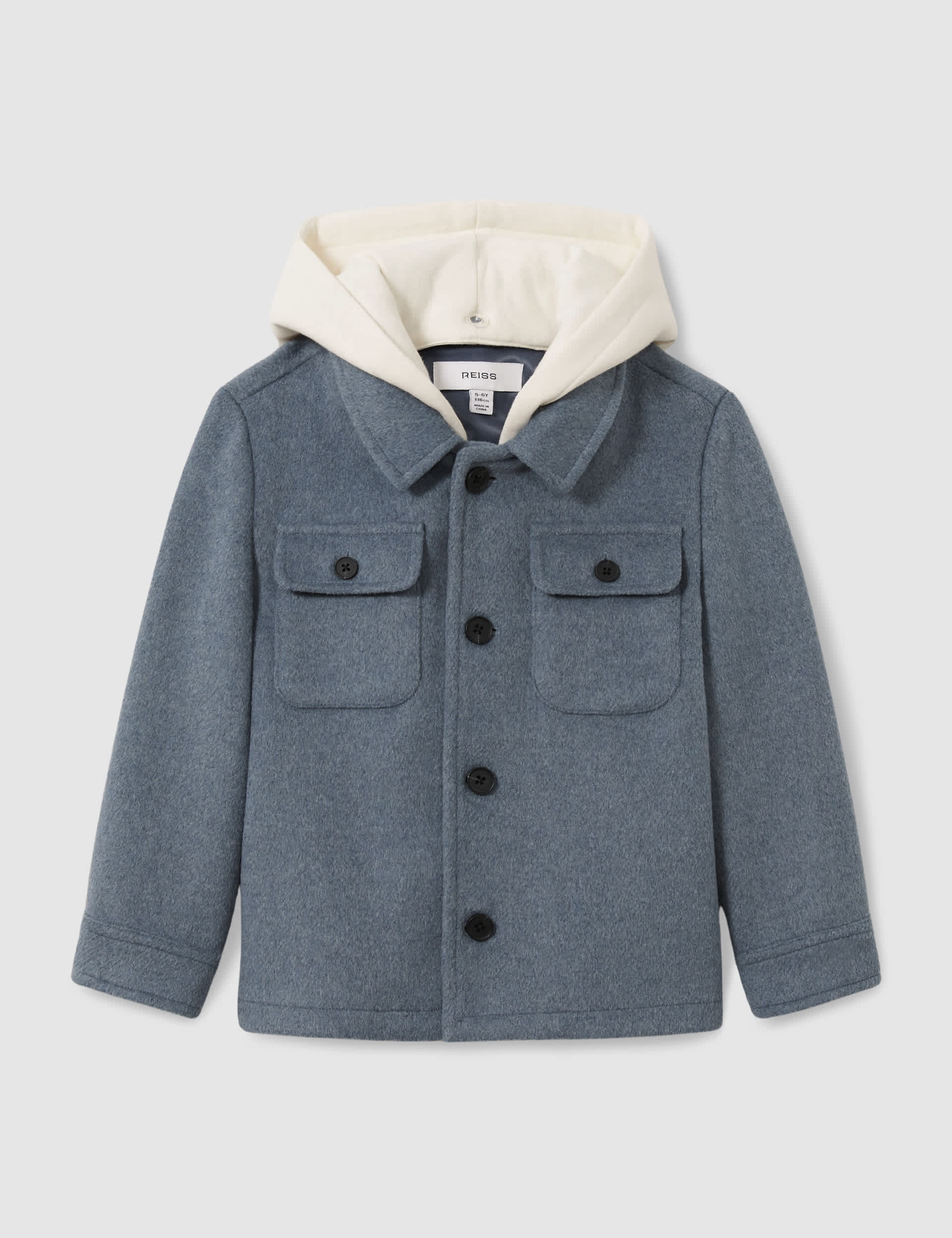 Reiss Boys Hooded Jacket (3-14 Yrs) - 13-14 - Blue, Blue