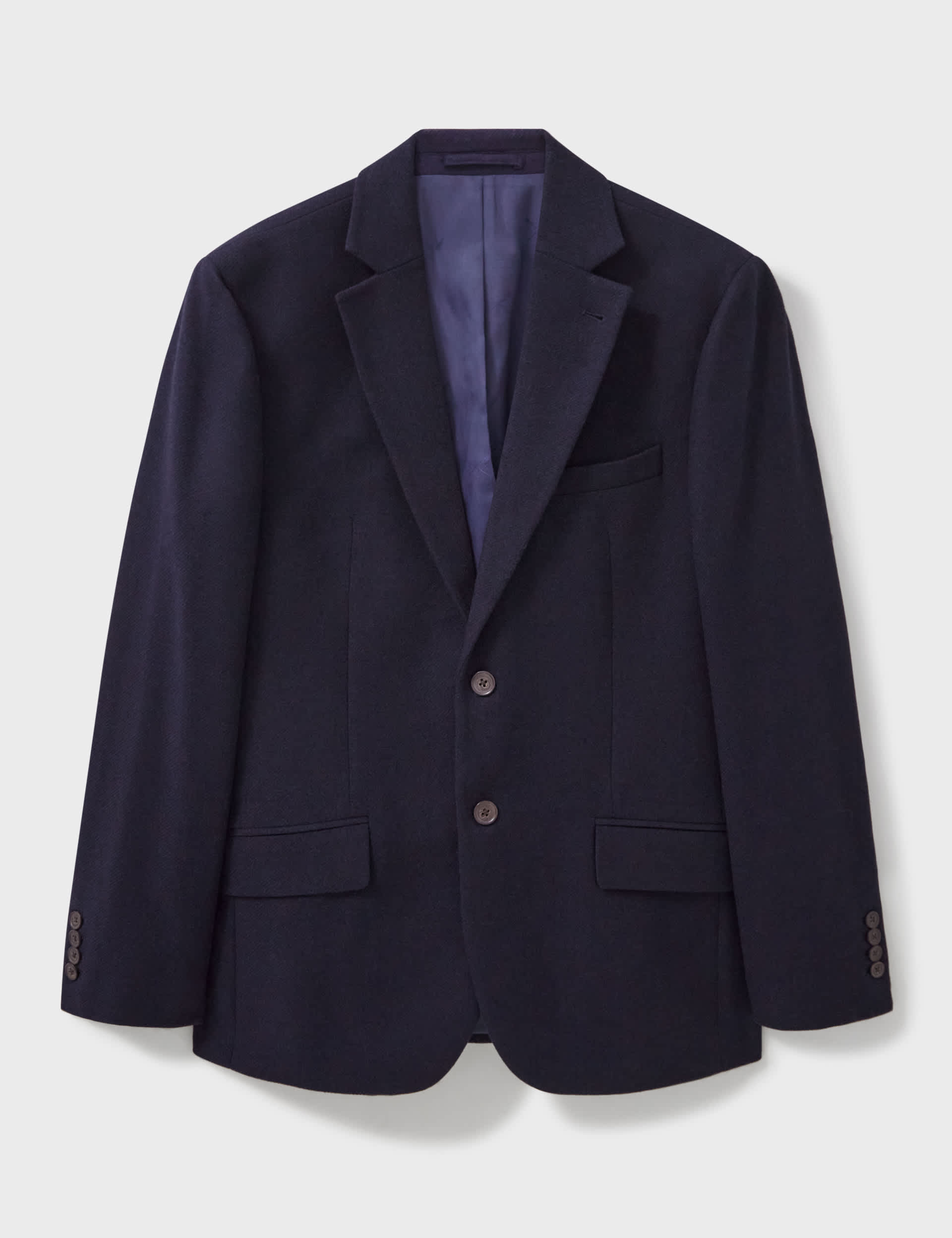 Crew Clothing Men's Wool Blend Blazer - 42 - Navy, Navy