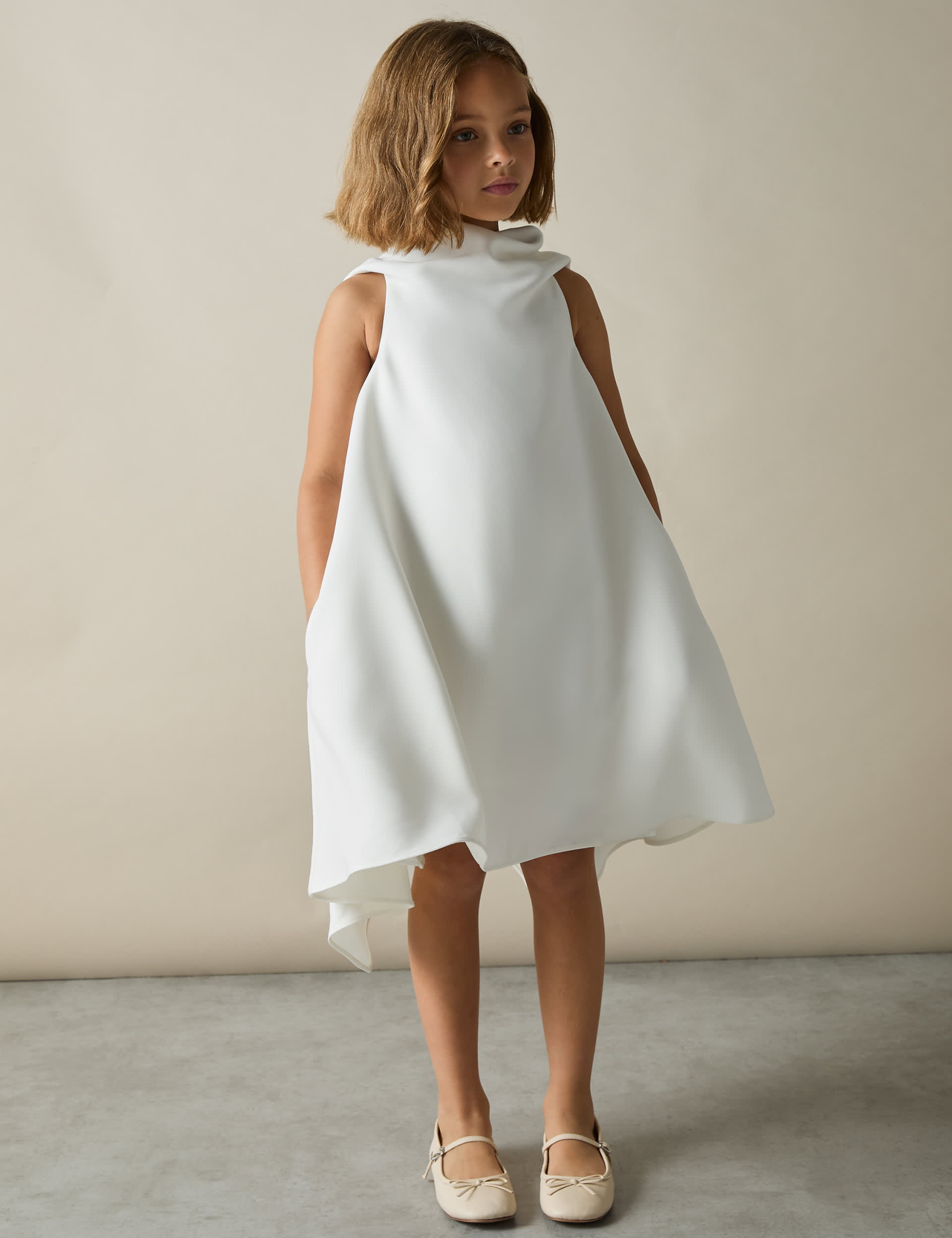 Reiss Girls Party Dress (4-14 Yrs) - 12-13 - Ivory, Ivory