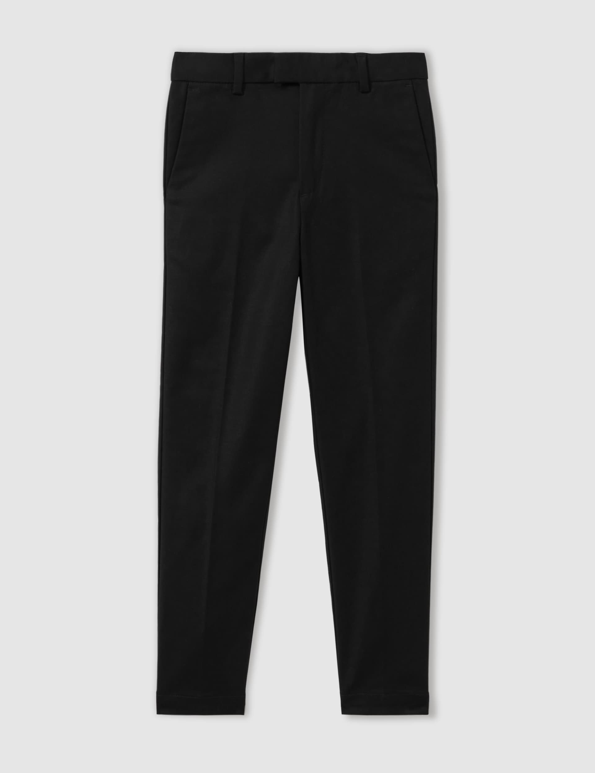 Reiss Boys Slim Pure Linen Trousers (3-14 Yrs) - 13-14 - Black, Black