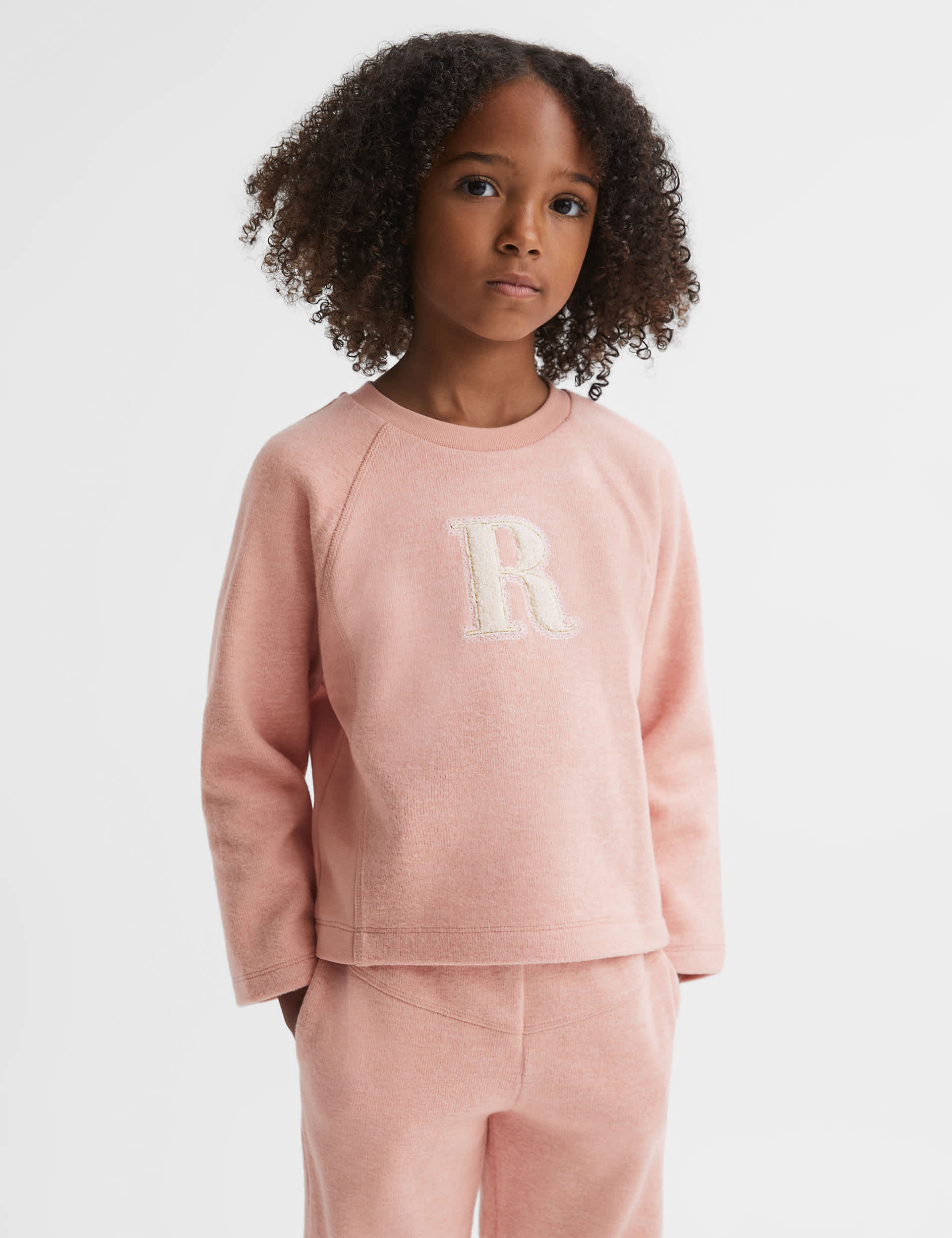 Reiss Girls Cotton Rich Appliqu Sweatshirt (4-14 Yrs) - 10-11 - Orange, Orange