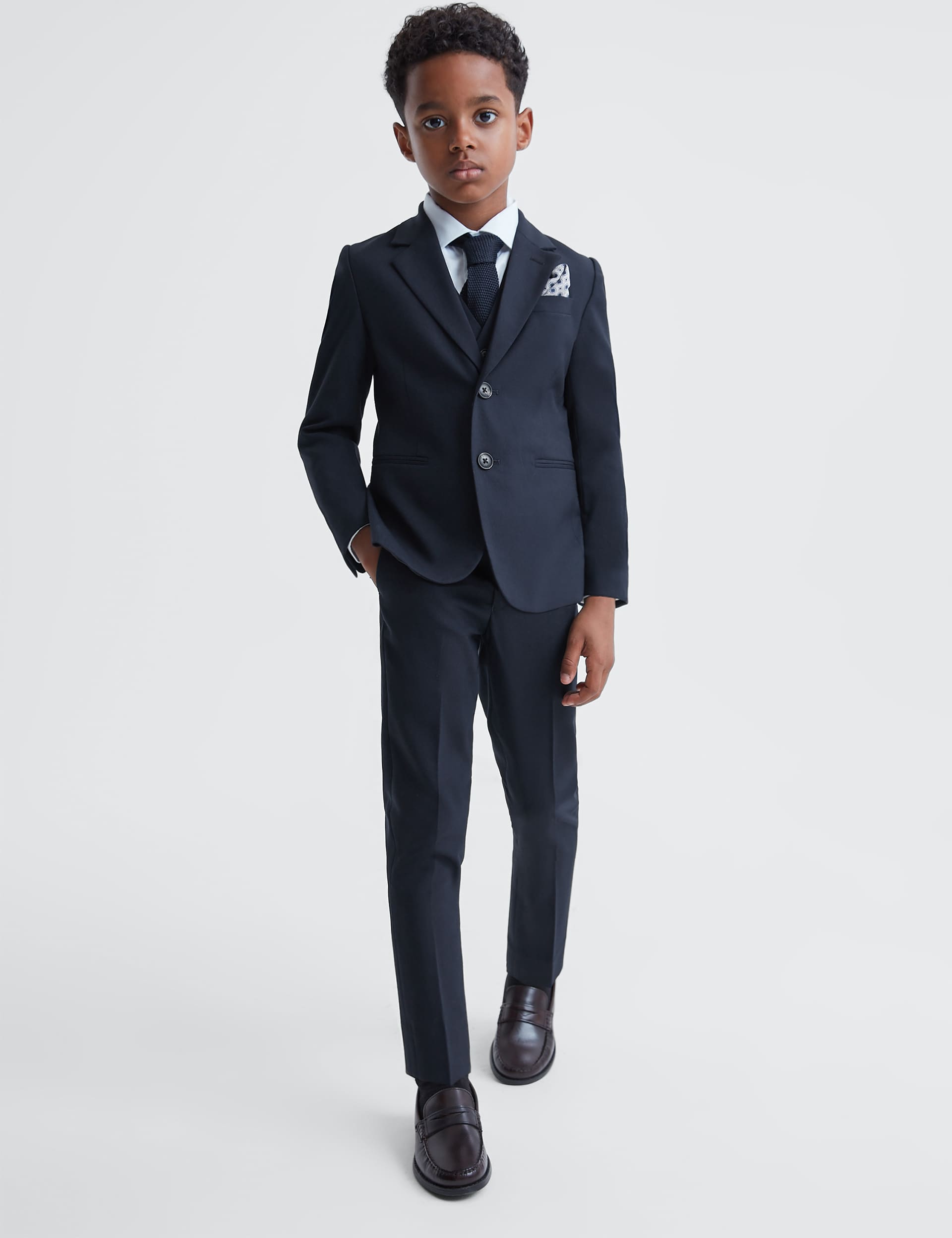 Reiss Boys Wool Blend Suit Trousers (3-14 Yrs)