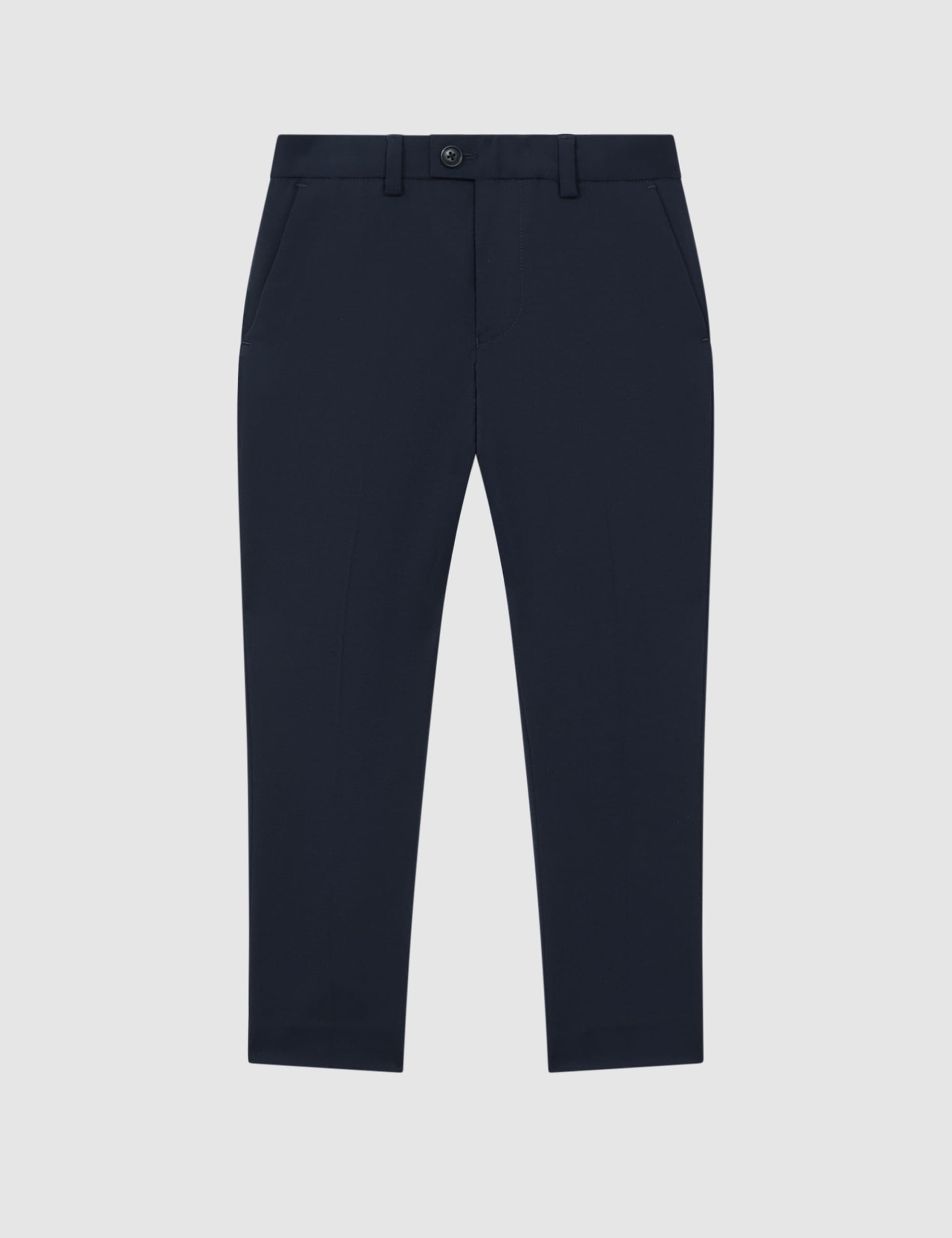 Reiss Boys Wool Blend Suit Trousers (3-14 Yrs) - 4-5 Y - Dark Blue, Dark Blue