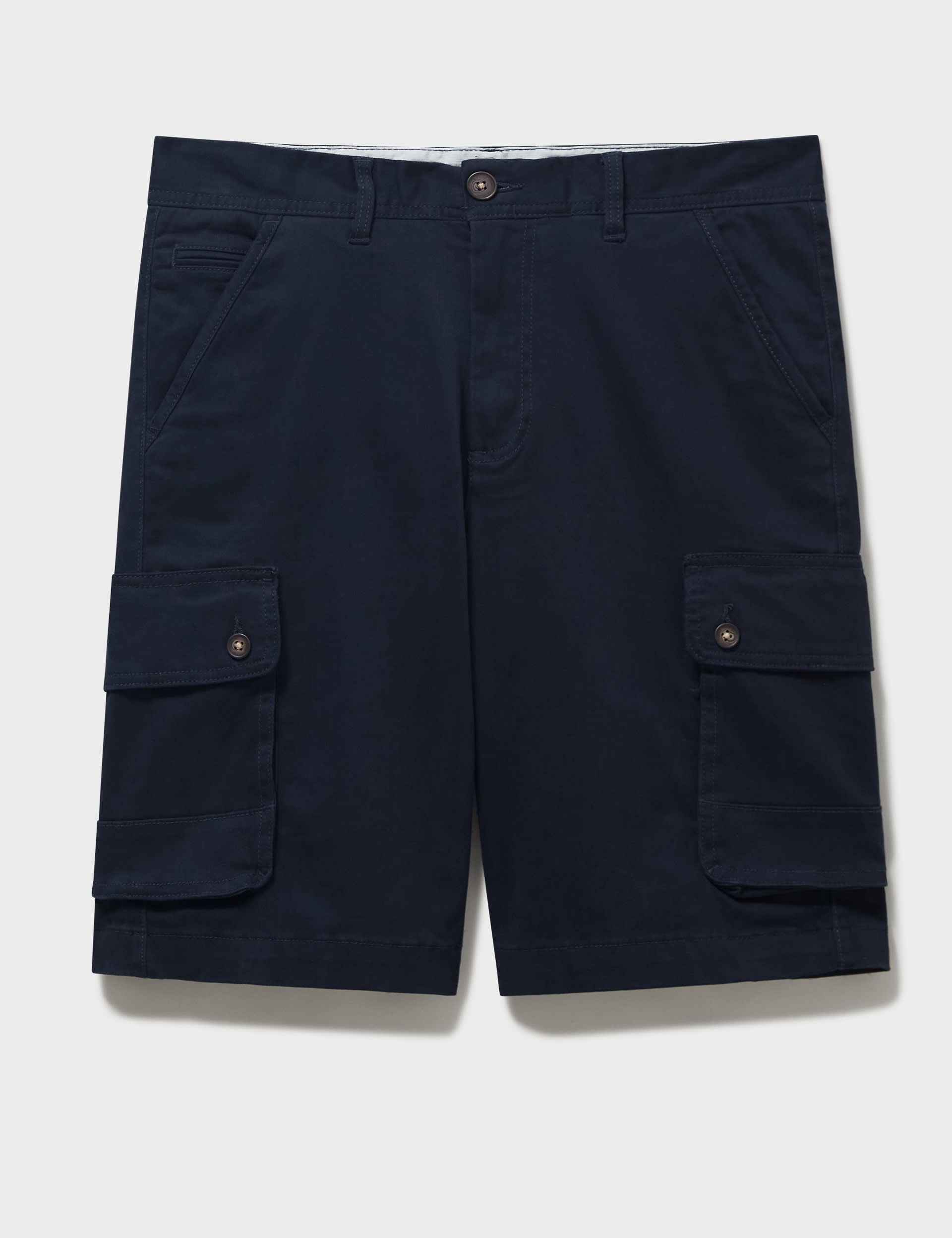 Crew Clothing Men's Cargo Shorts - 38 - Navy, Navy,Stone