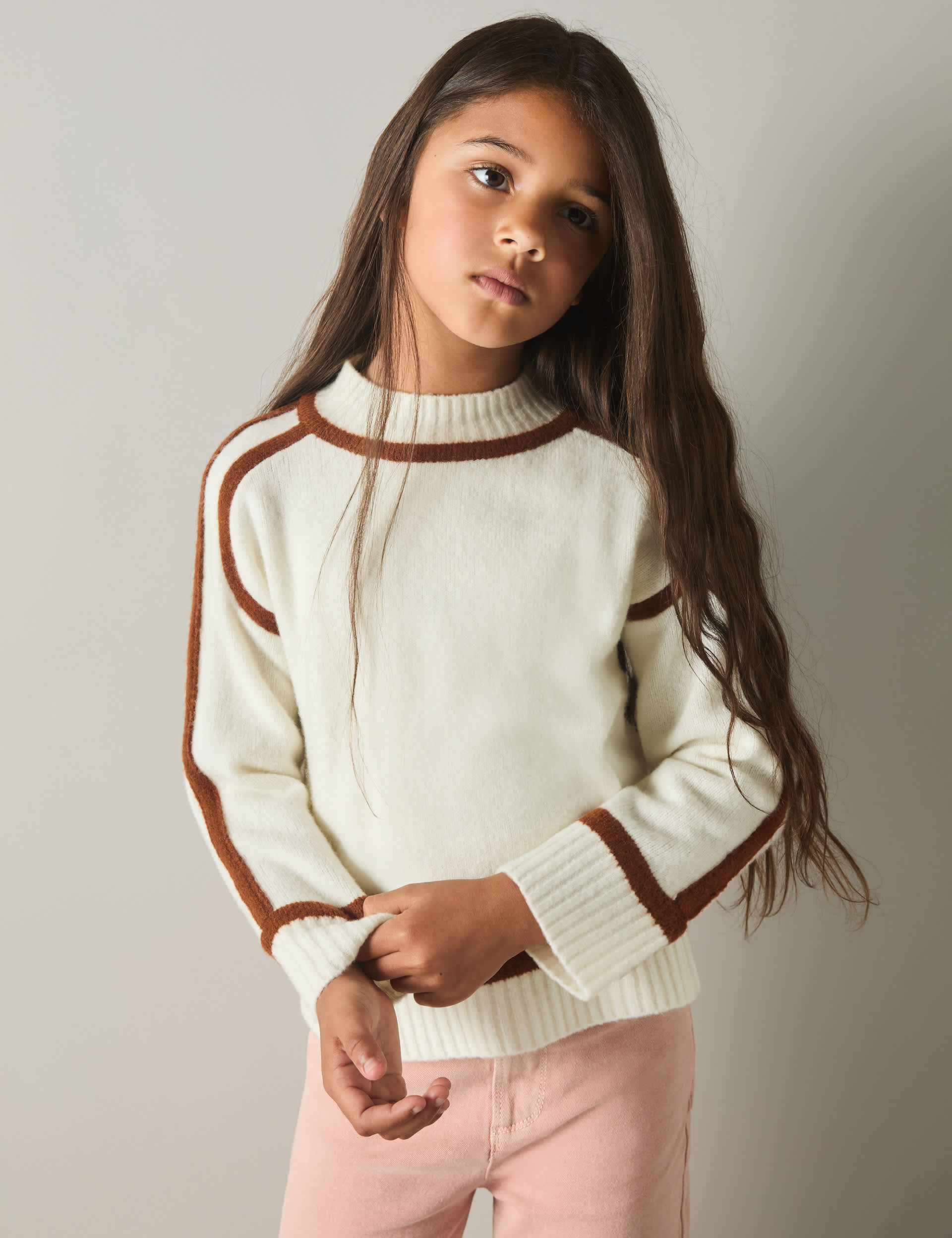 Reiss Girls Striped Jumper (4-14 Yrs) - 13-14 - White, White