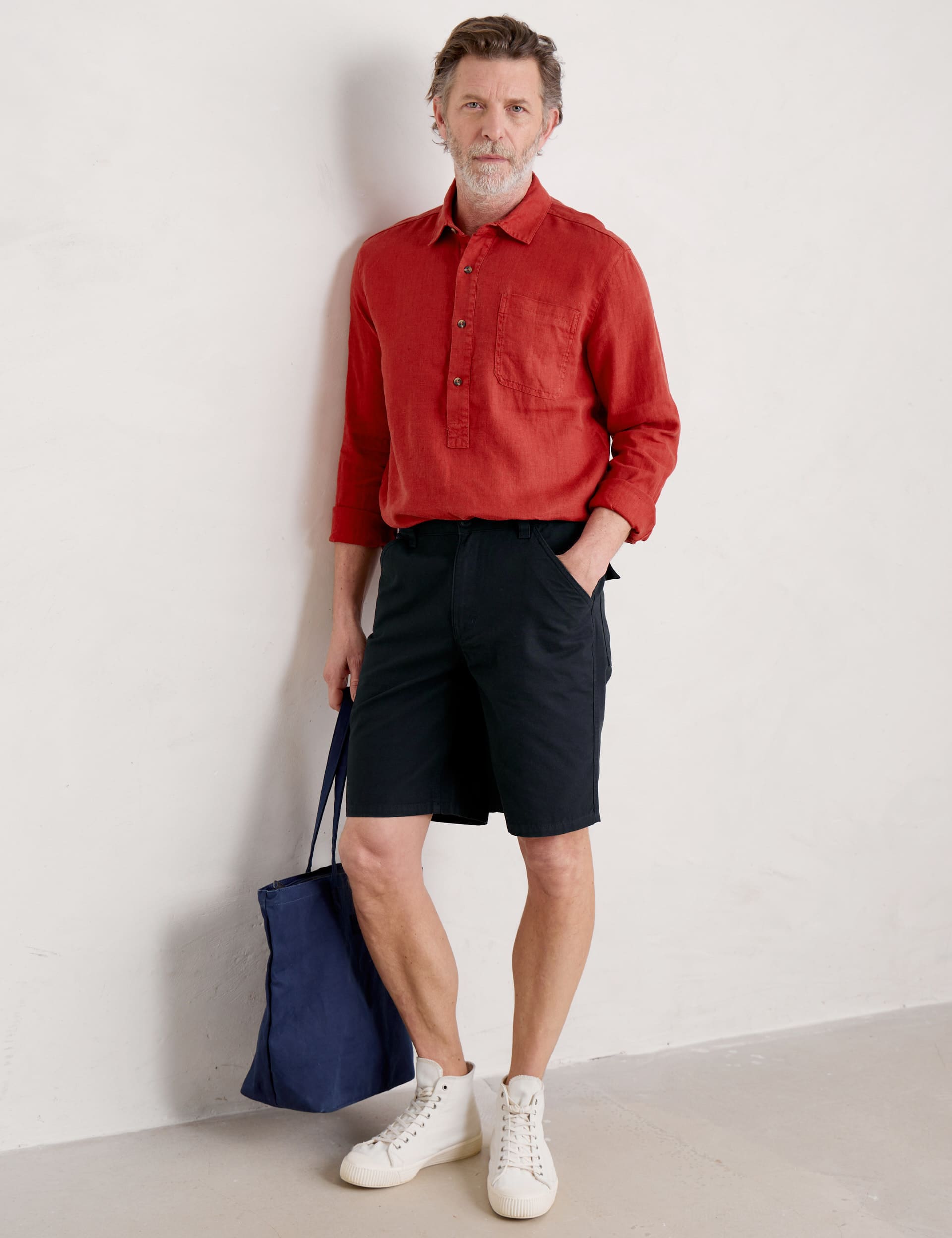 Seasalt Cornwall Men's Pure Linen Shirt