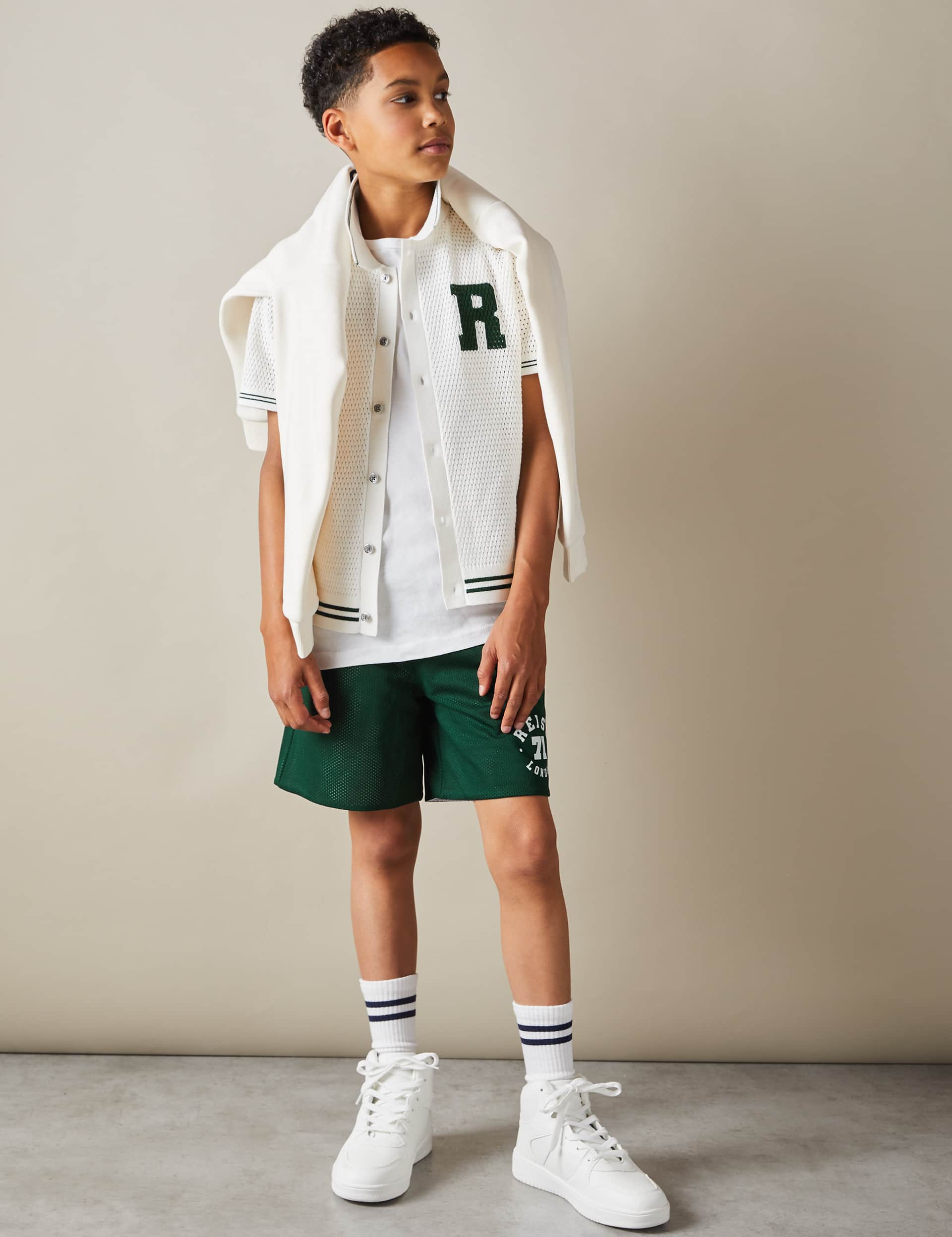 Reiss Boys Reversible Baseball Shorts (4-14 Yrs) - 4-5 Y - Multi, Multi