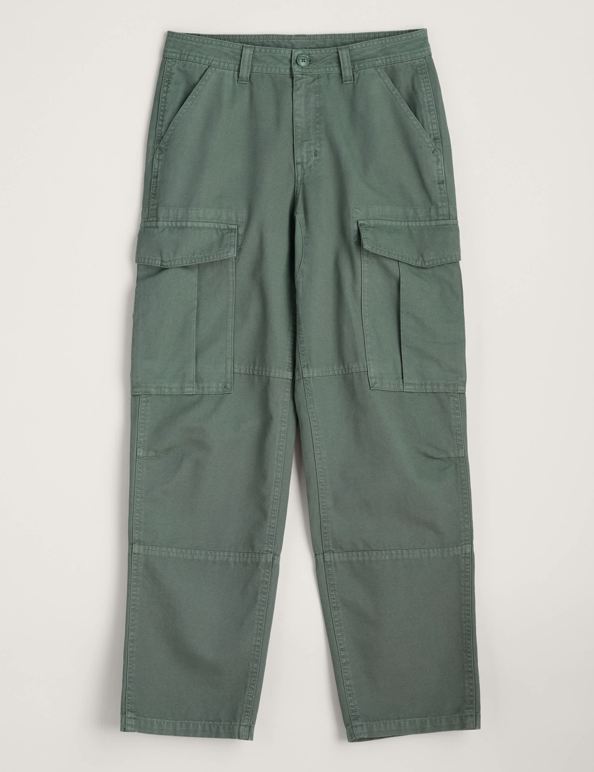 Seasalt Cornwall Men's Pure Cotton Cargo Trousers - 40 - Green, Green